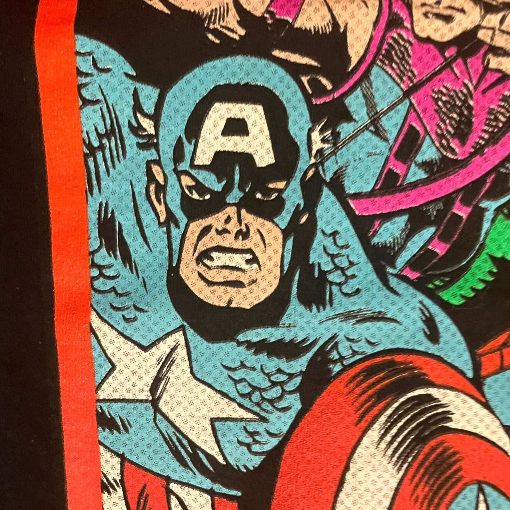 Vintage VINTAGE Marvel Group Graphic Shirt Men 2XL Black Crew Neck Short Sleeve Cotton RN#86947 Size US XXL / EU 58 / 5 - 7 Thumbnail