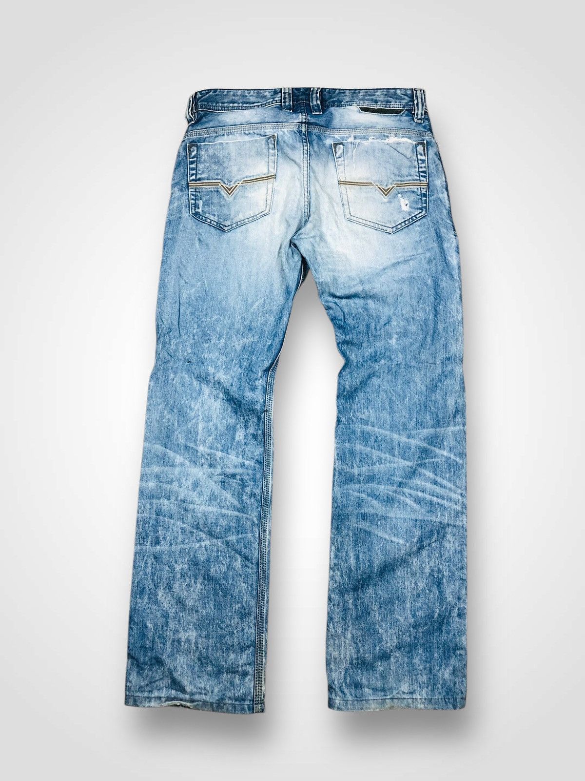 Diesel Diesel Industry Distress Jeans (33) Size US 28 / EU 44 - 2 Thumbnail
