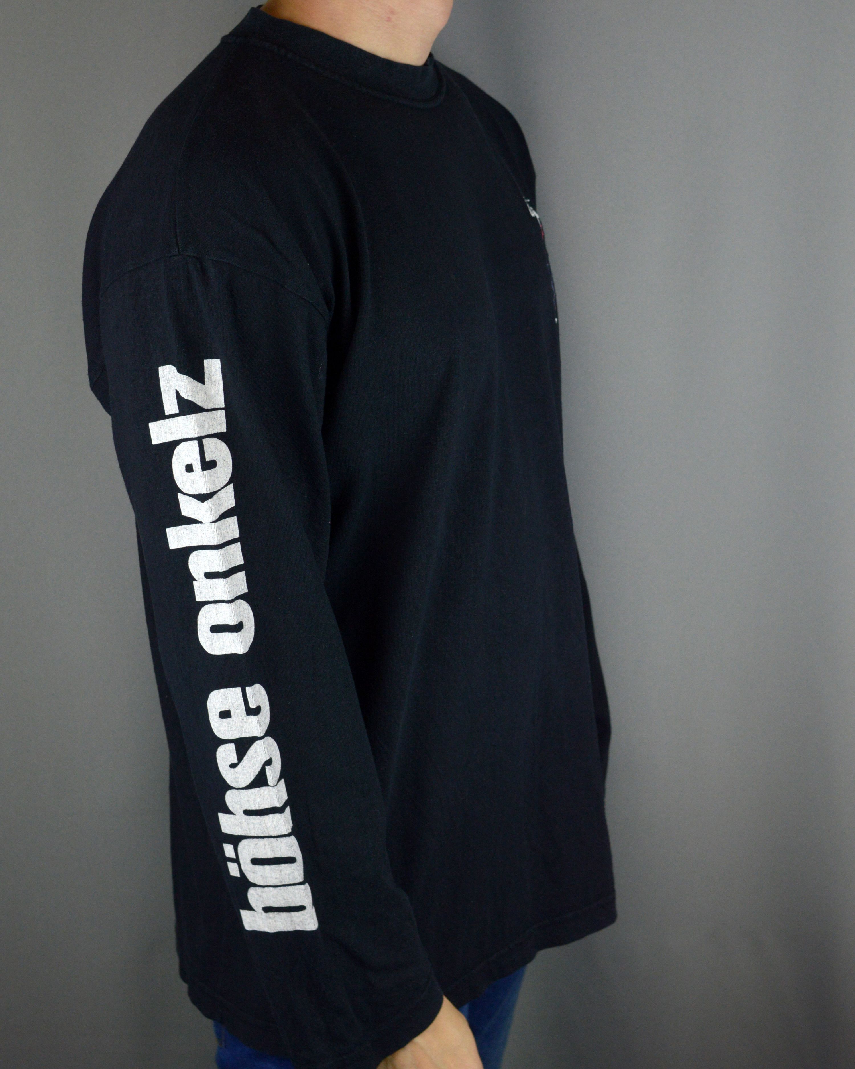 Vintage Vintage Bohse Onkelz 90s long sleeve t shirt Size US L / EU 52-54 / 3 - 2 Thumbnail