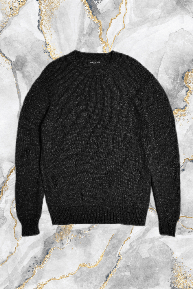 Allsaints × Vintage AllSaints Avant Garde Opium Sweater Size US S / EU 44-46 / 1 - 1 Thumbnail