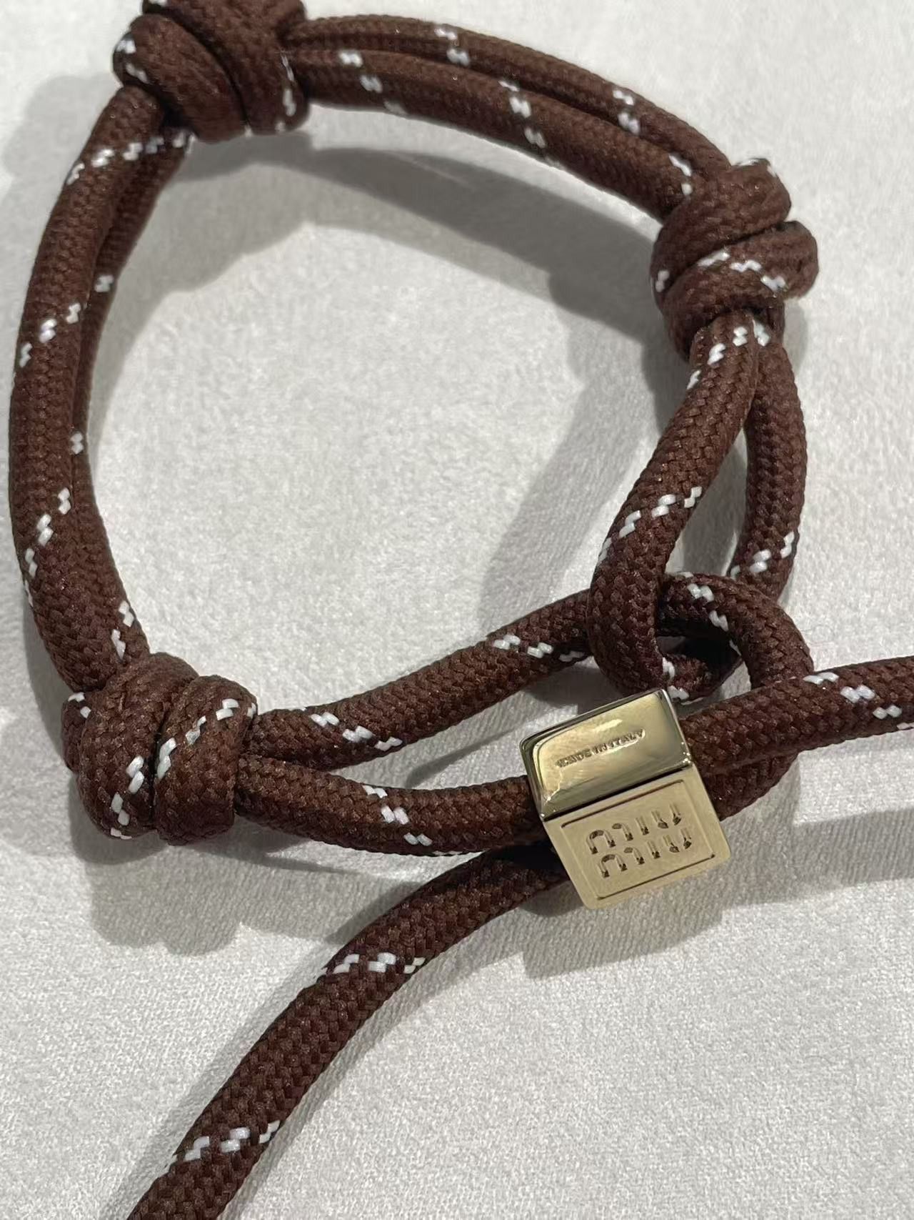 Miu Miu Miu Miu Rope Nylon Bracelet Size ONE SIZE - 10 Thumbnail