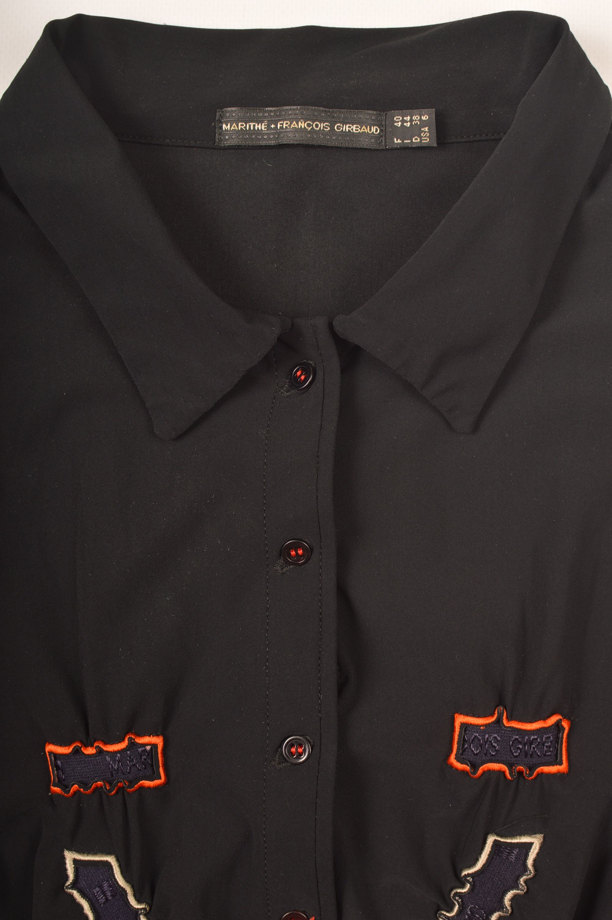 Designer × Marithe + Francois Girbaud × Vintage Marithe Francois Girbaud Cravatatakiller Button Shirt Size M / US 6-8 / IT 42-44 - 4 Thumbnail