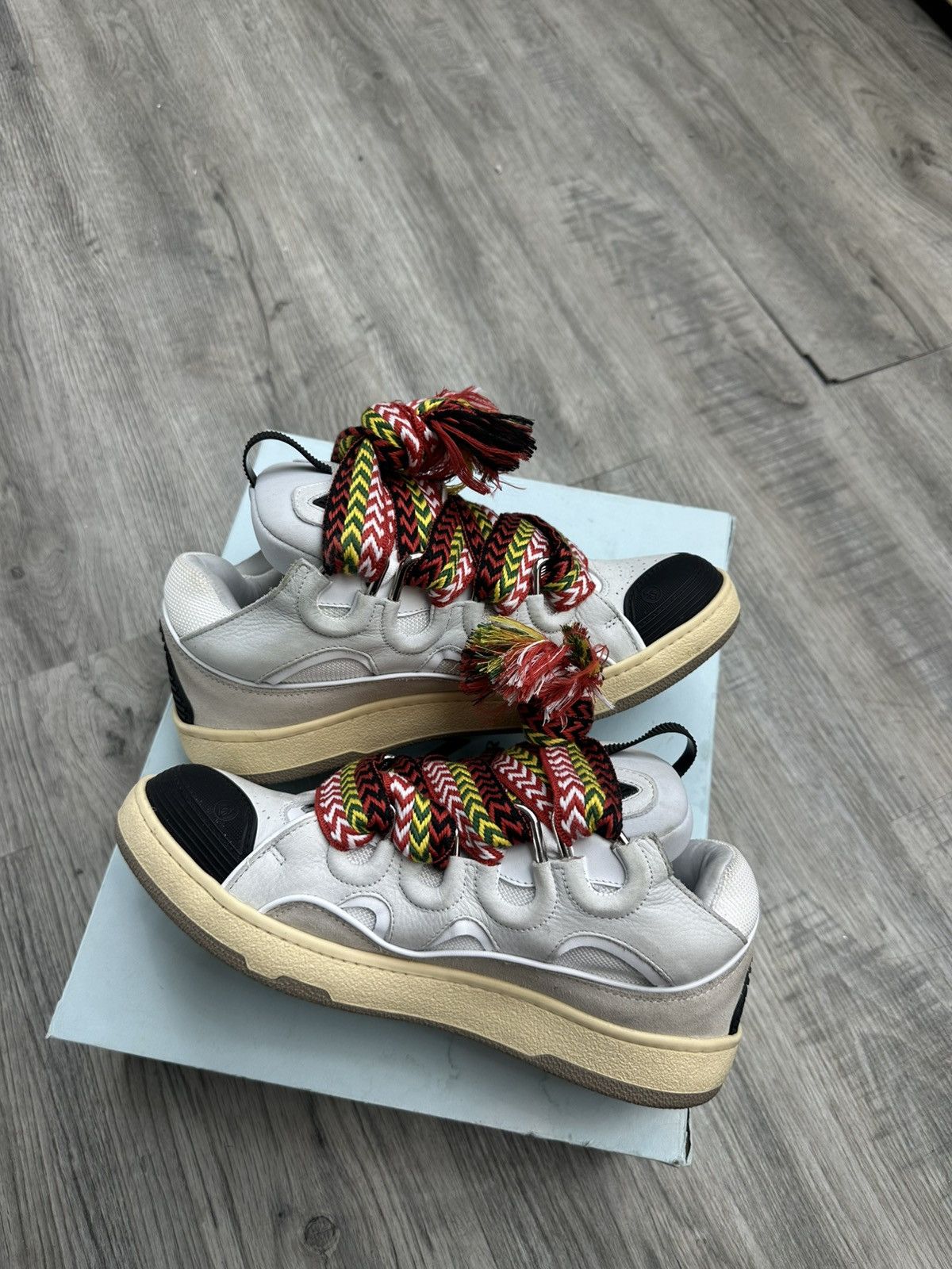 Lanvin Lanvin Curb Sneaker White Size US 9 / EU 42 - 3 Thumbnail