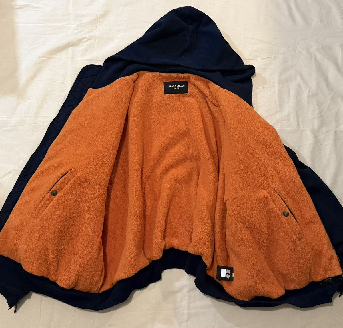 Balenciaga RARE Balenciaga Hoodie Bomber Jacket Size US S / EU 44-46 / 1 - 5 Thumbnail