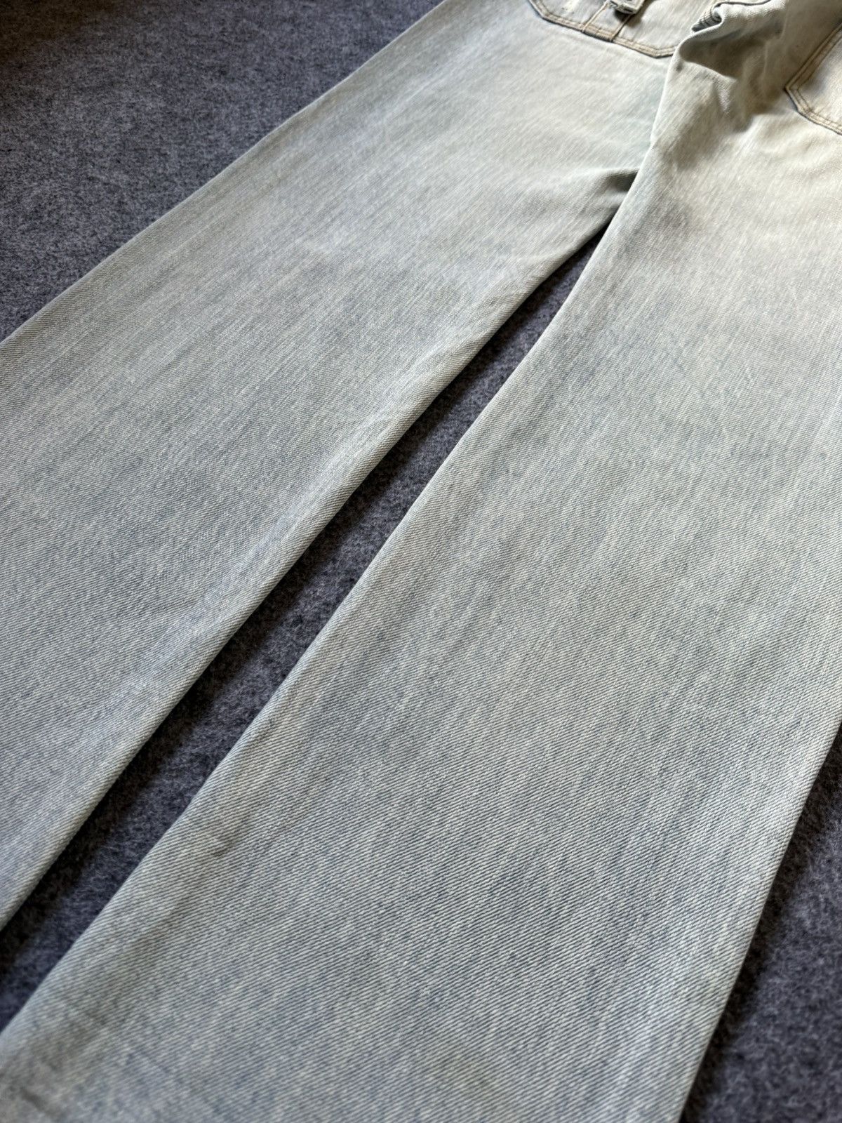 ABAHOUSE × Japanese Brand Abahouse Japan Distressed Flapped Pocket Light Wash Jeans Size US 30 / EU 46 - 17 Thumbnail