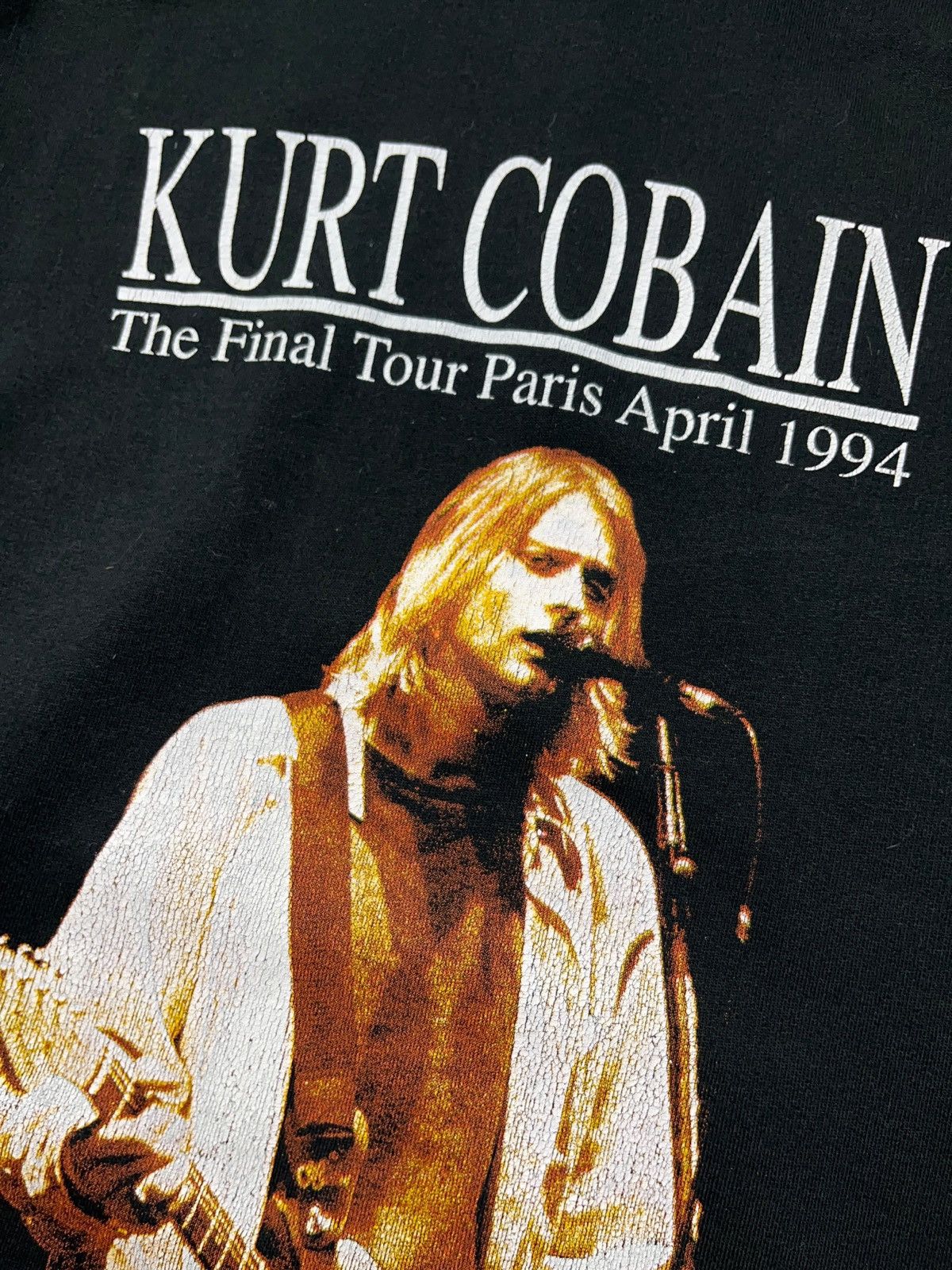 Nirvana Vintage 90s Nirvana Kurt Cobain The Final Tour Paris Hoodie Size US L / EU 52-54 / 3 - 4 Thumbnail