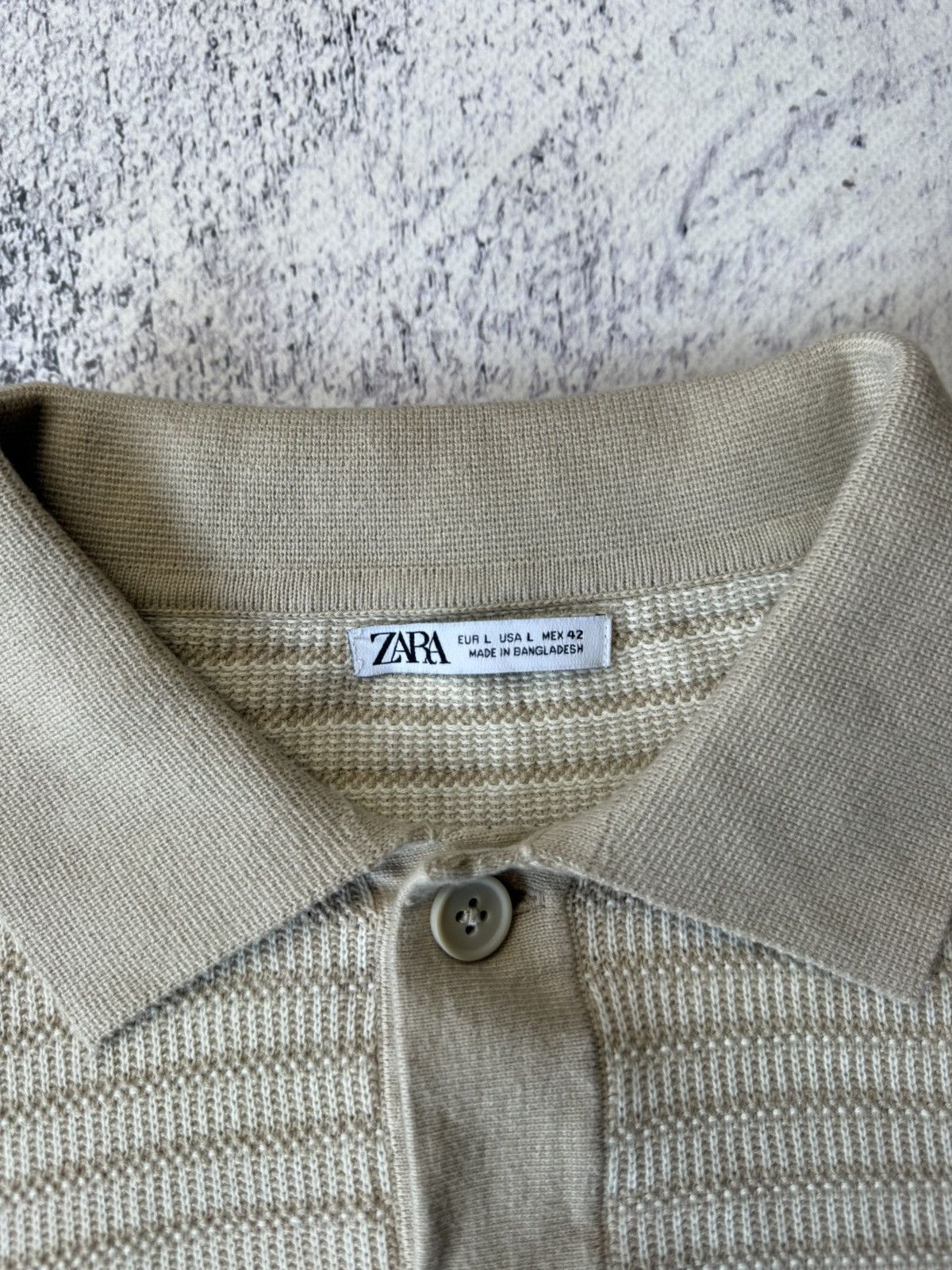 Zara Zara Old Money White Polo Tee Streetwear Hype Size US L / EU 52-54 / 3 - 6 Thumbnail