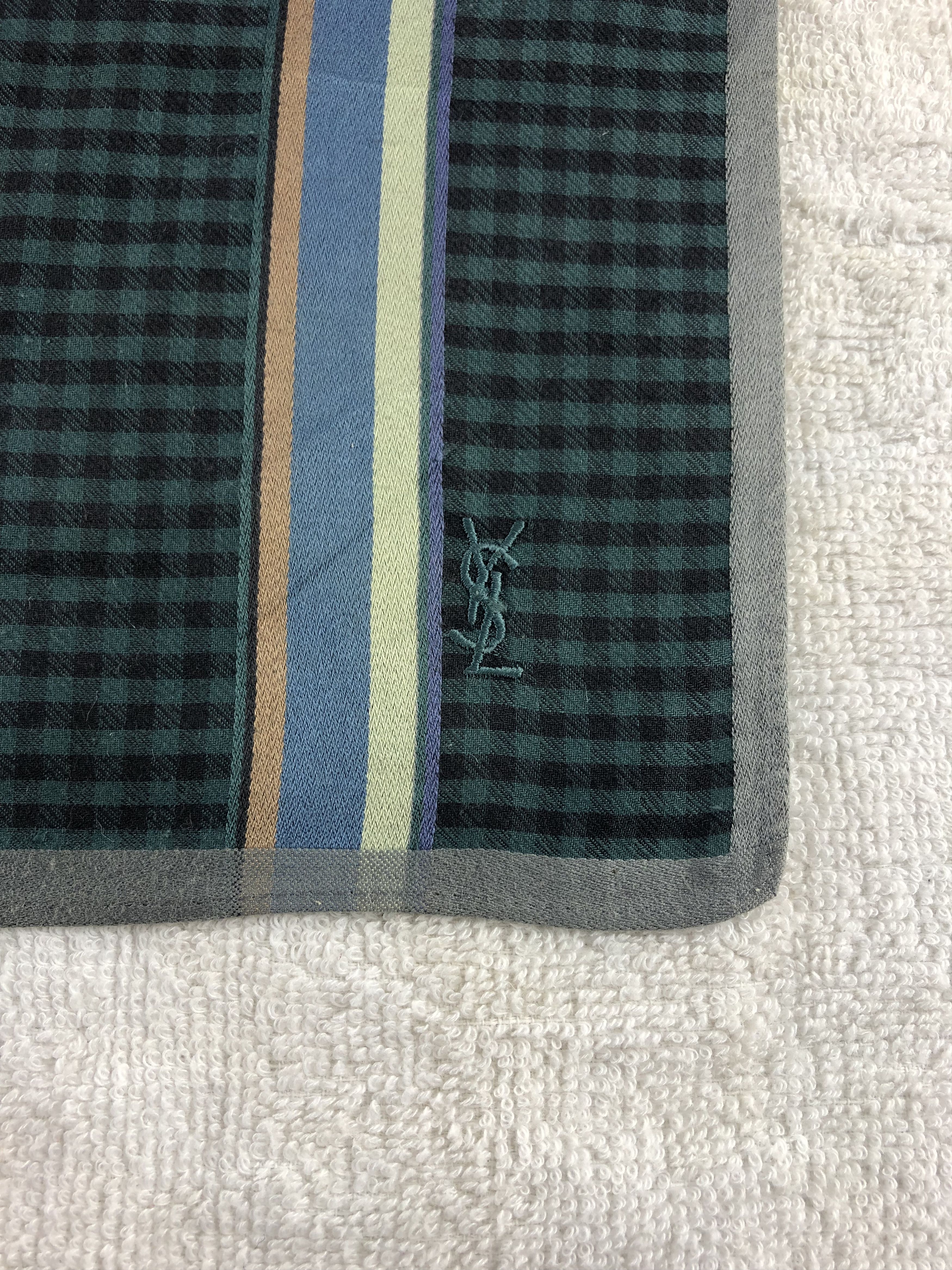 Yves Saint Laurent Yves Saint Laurent Handkerchief / Bandana / Neckerchief Size ONE SIZE - 5 Thumbnail