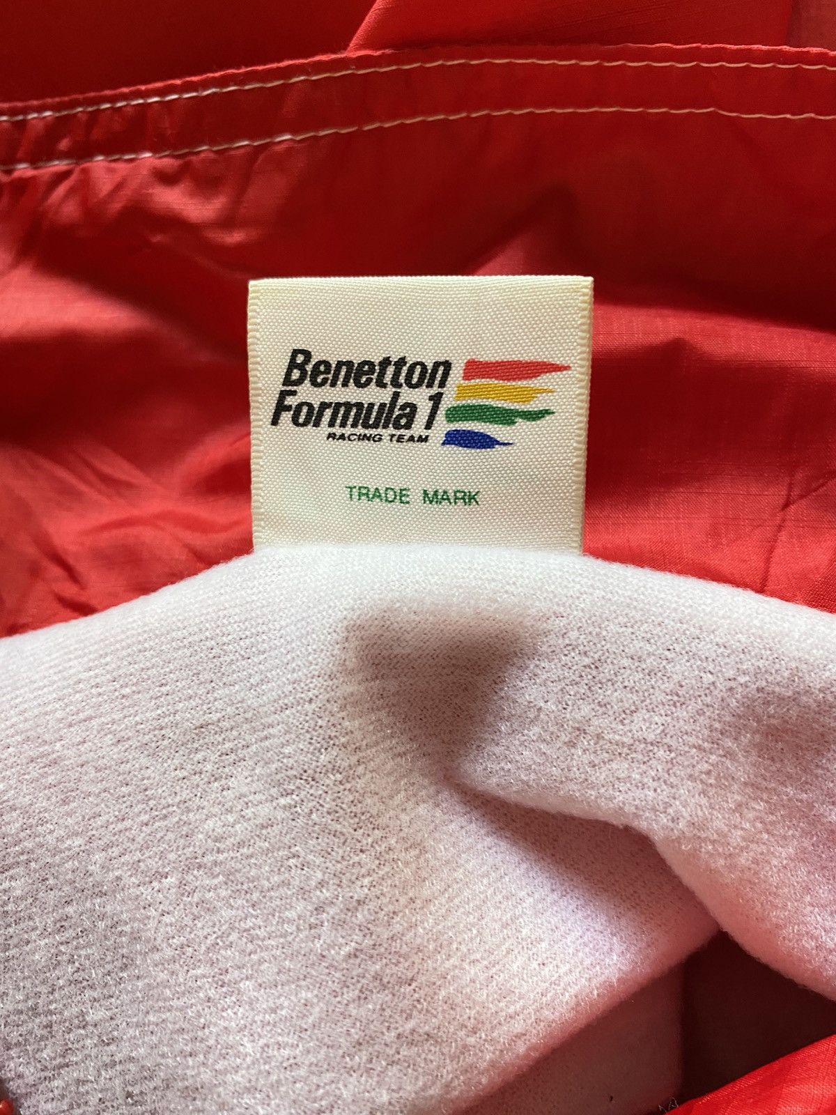 Benetton Benetton Formula 1 Red Racing-Inspired Zip Jacket Size US M / EU 48-50 / 2 - 6 Thumbnail
