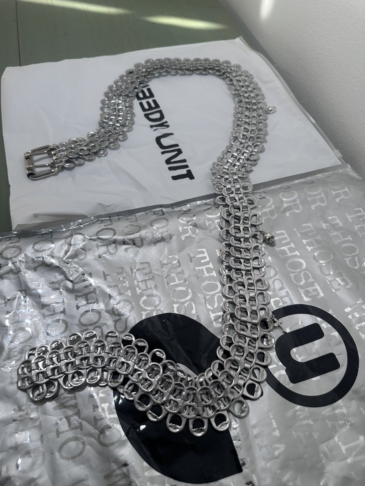 Greedy Unit GREEDY UNIT SILVER BOTTLE CAP BELT V1 Size ONE SIZE - 9 Thumbnail