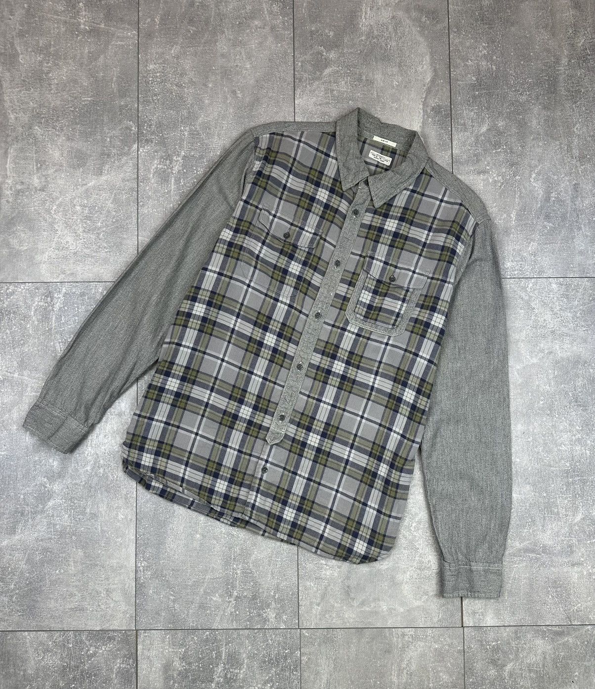 Allsaints Allsaints Japanese Flannel Shirts Button Up Size US L / EU 52-54 / 3 - 1 Thumbnail