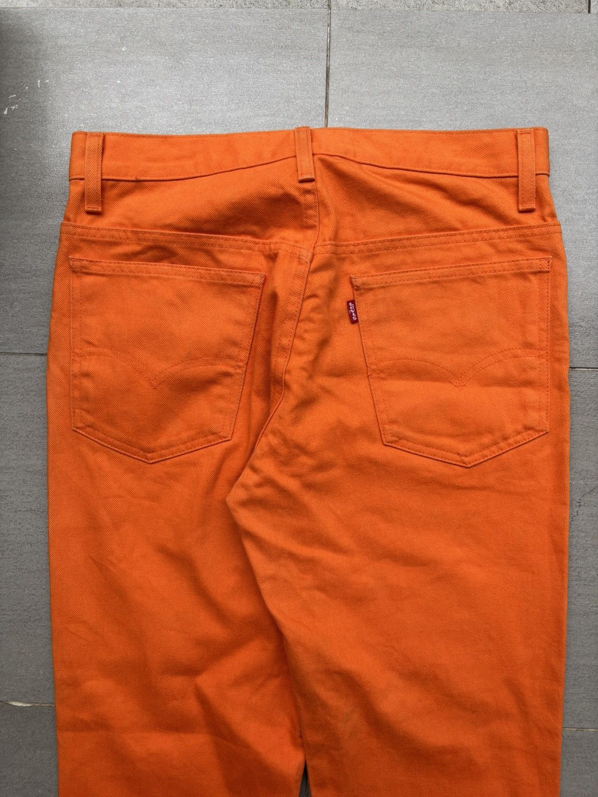 Junya Watanabe SS02 Poem Runway Orange Bootcut Jeans Size US 30 / EU 46 - 6 Thumbnail