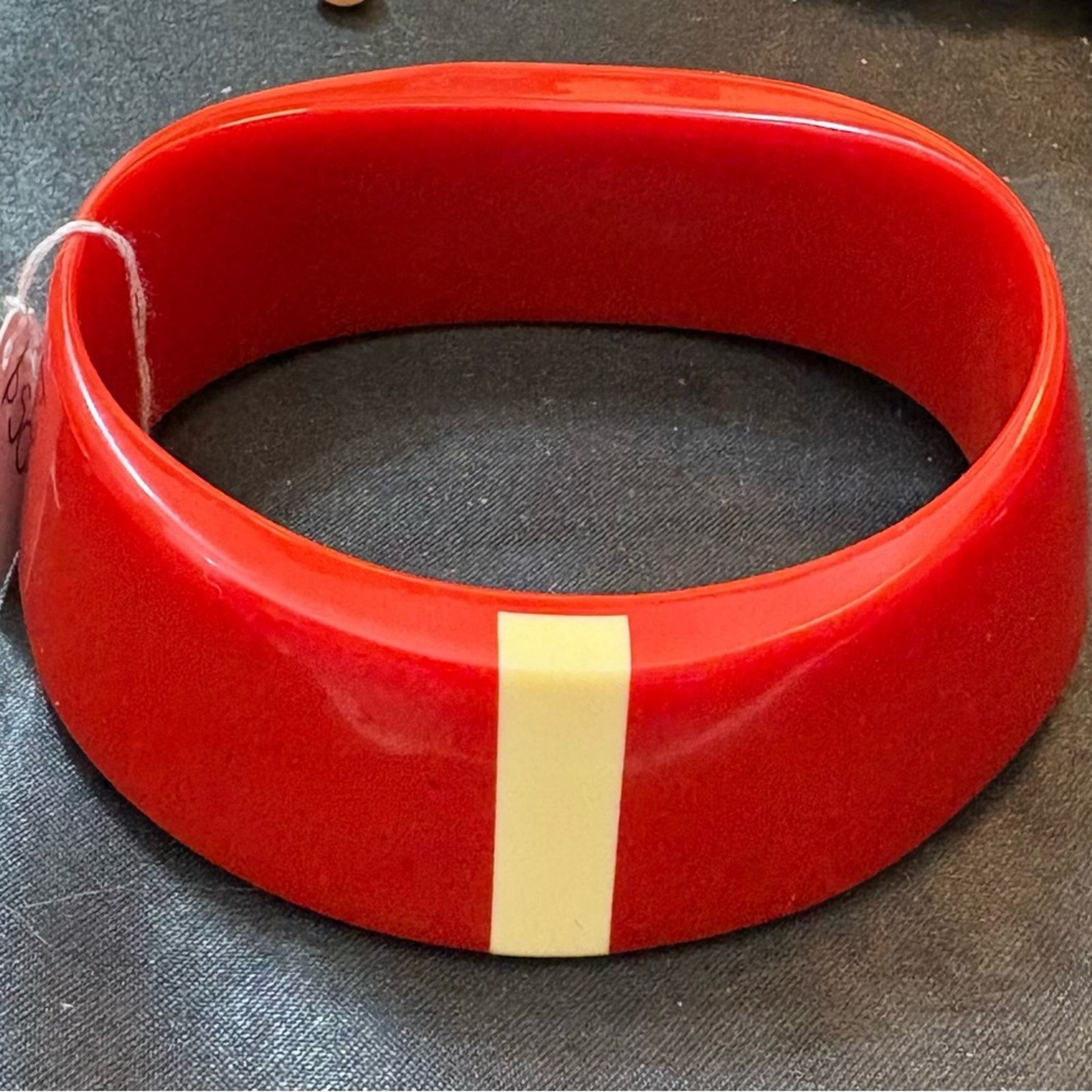 Monet Vintage RARE MONET Red 1984 bangle Size 7.25" Size ONE SIZE - 1 Thumbnail