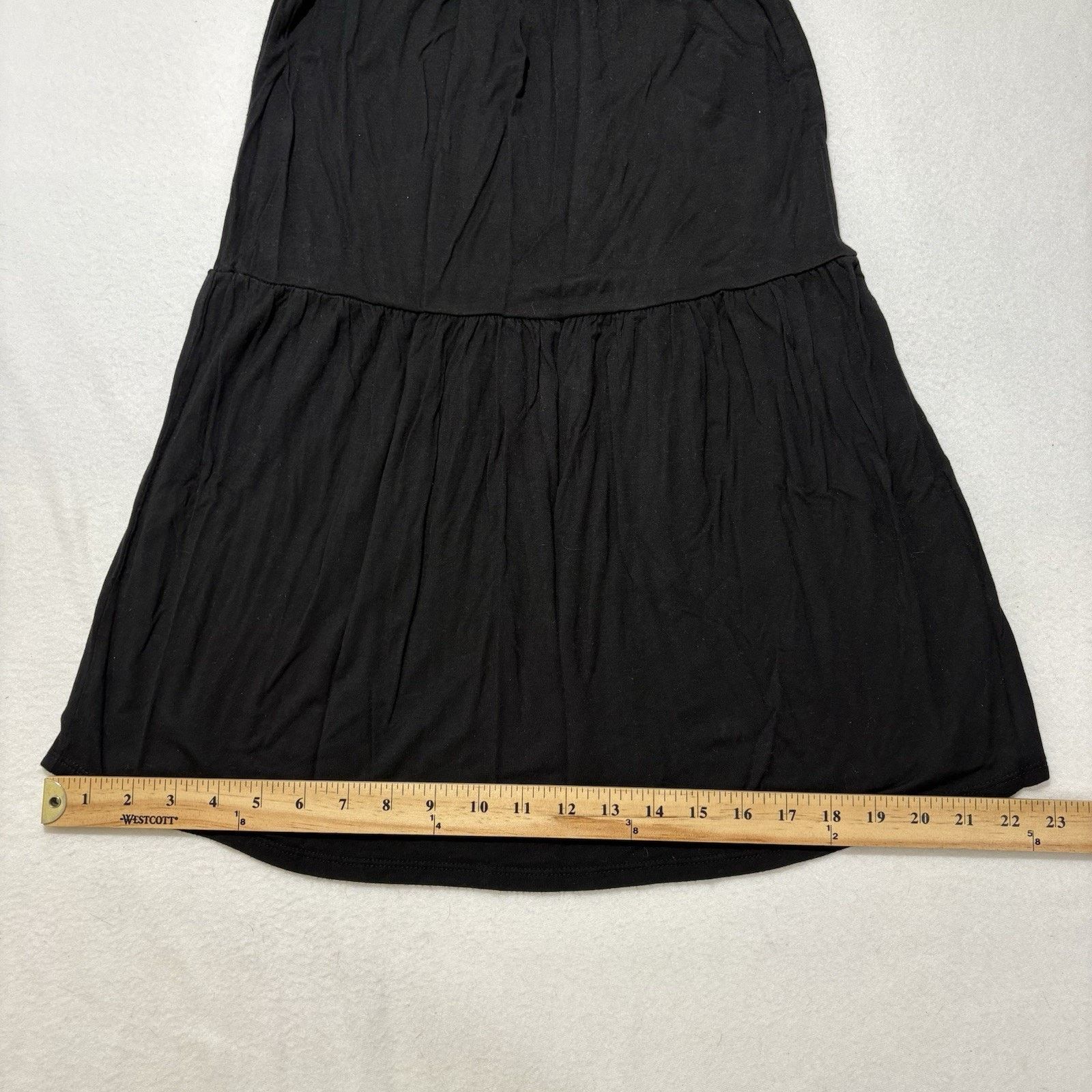 Other Fashion Nova Medium Wide/Flared Leg Pants Black Trousers Size 32" / US 10 / IT 46 - 9 Thumbnail