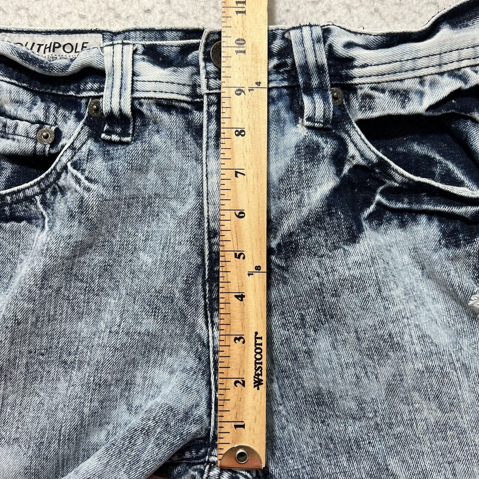 Southpole Vintage Southpole 32 Jean Shorts 12" Ins Hip Hop Grunge Y2K Size US 32 / EU 48 - 12 Thumbnail