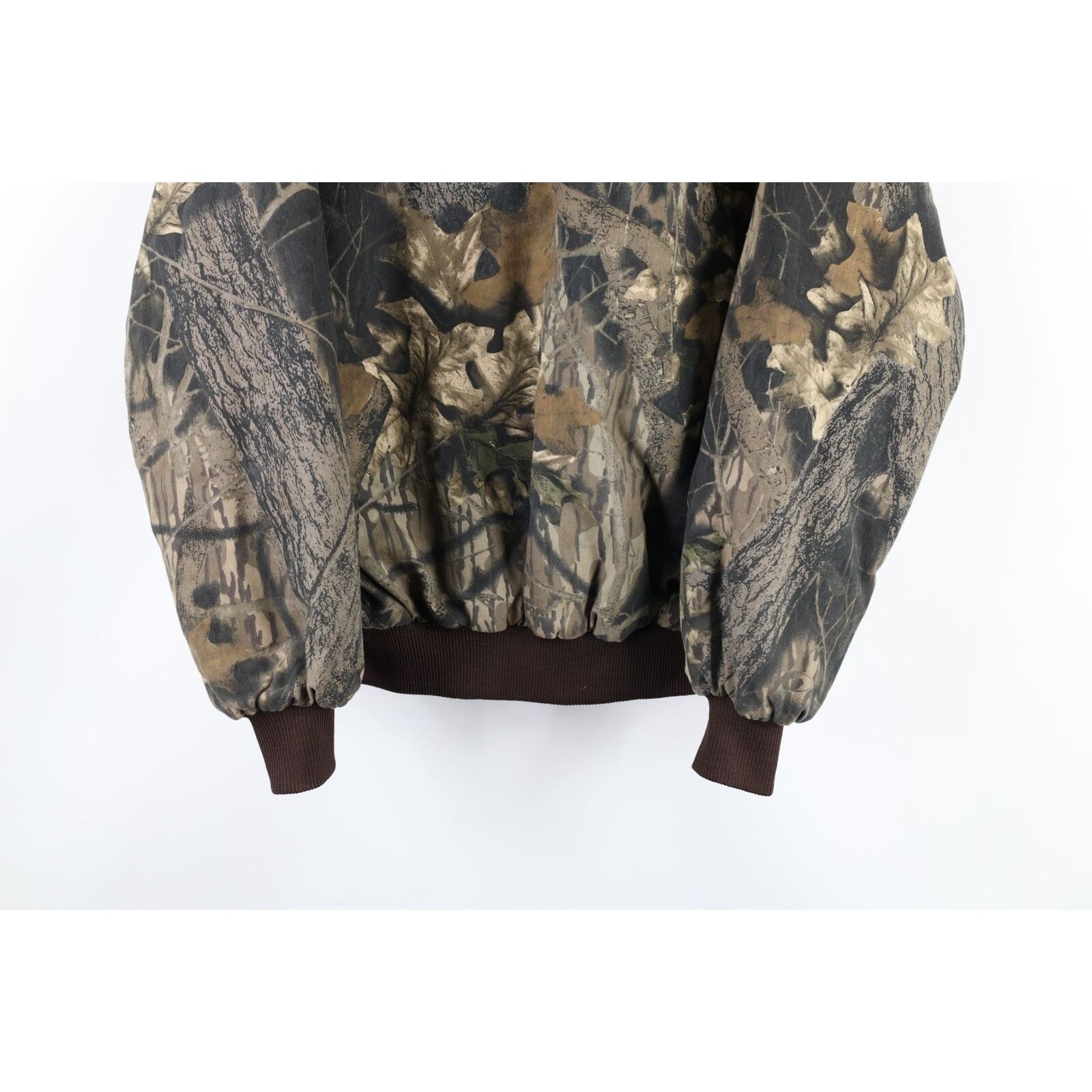 Cabelas × Vintage Vintage Cabelas Mens Size Small Quilt Lined Hooded Mossy Oak Size US S / EU 44-46 / 1 - 7 Thumbnail