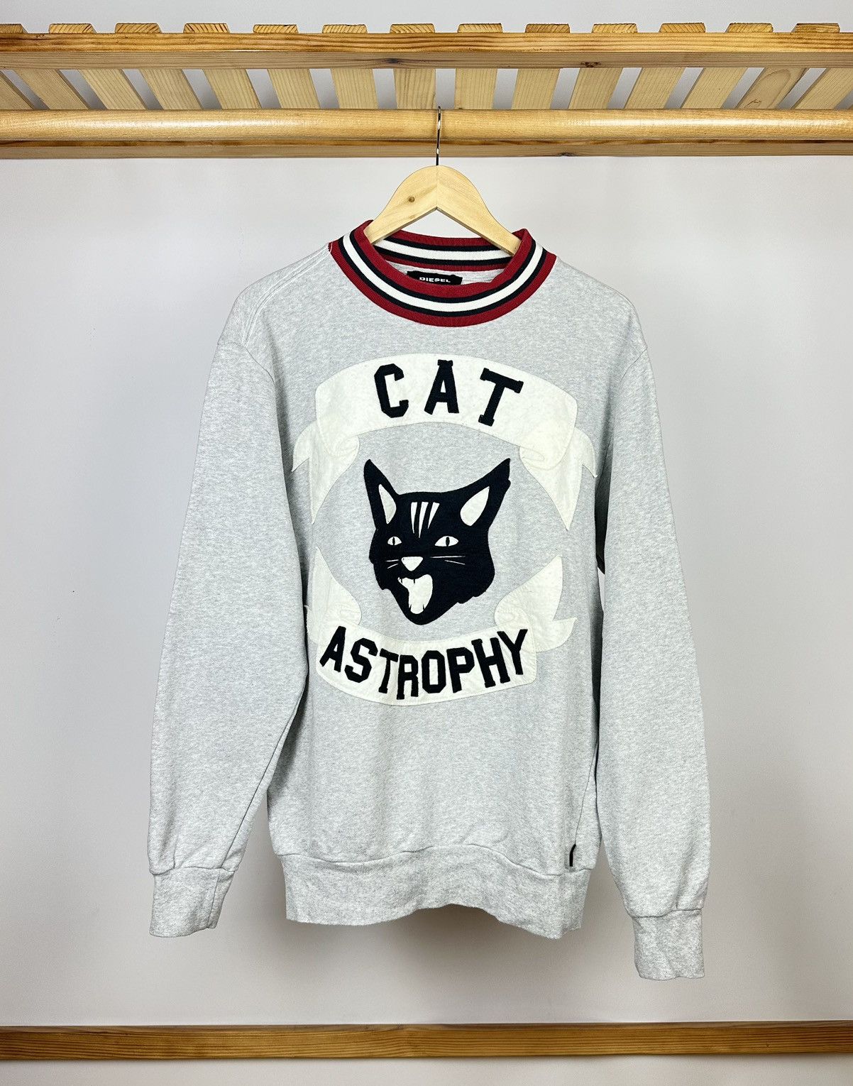 Diesel Vintage Diesel Crewneck Sweatshirt Big Logo Cat Astrophy Size US M / EU 48-50 / 2 - 1 Thumbnail