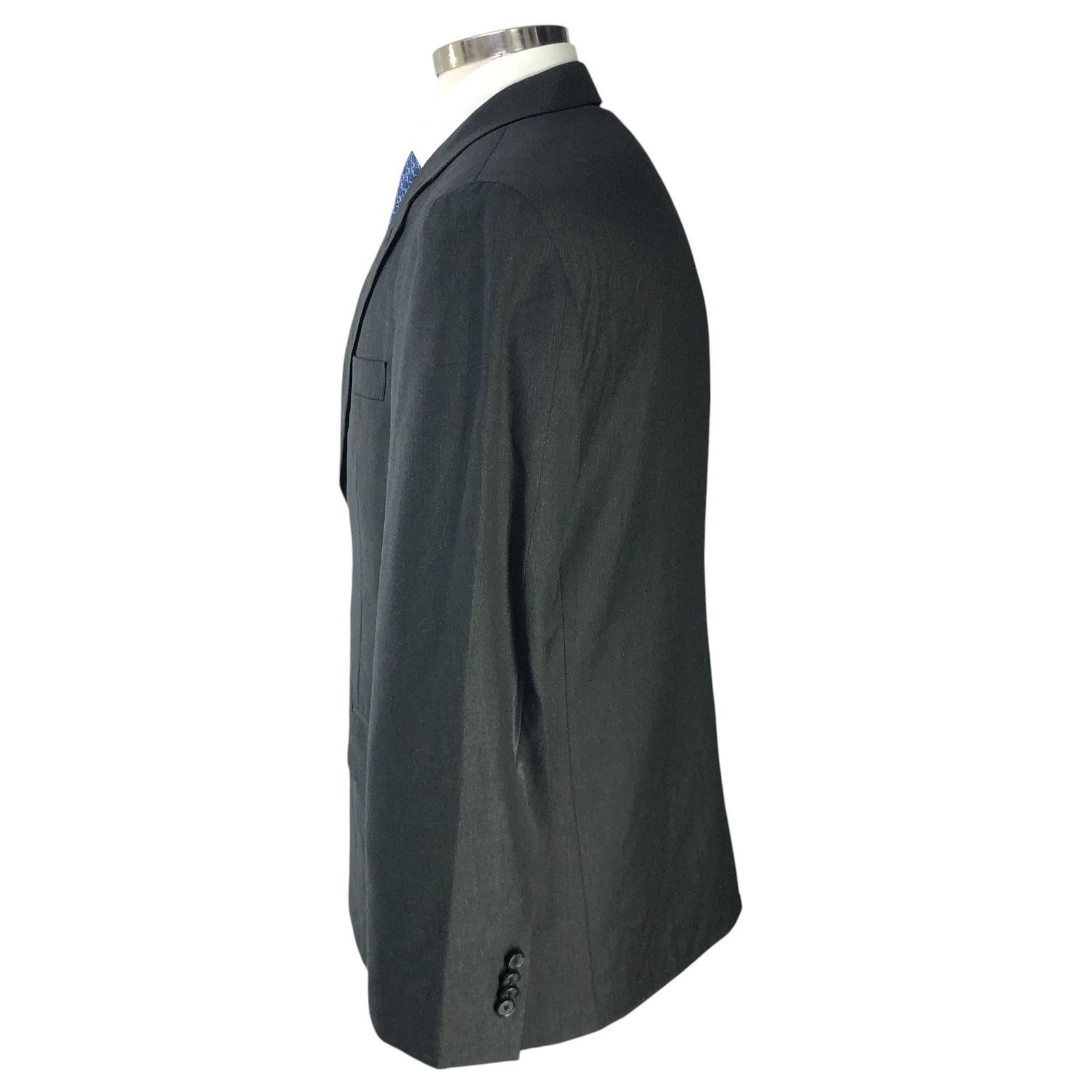 Nordstrom John W Nordstrom Size 42S Sport Coat 2 Button Charcoal Gray Size 42S - 7 Thumbnail
