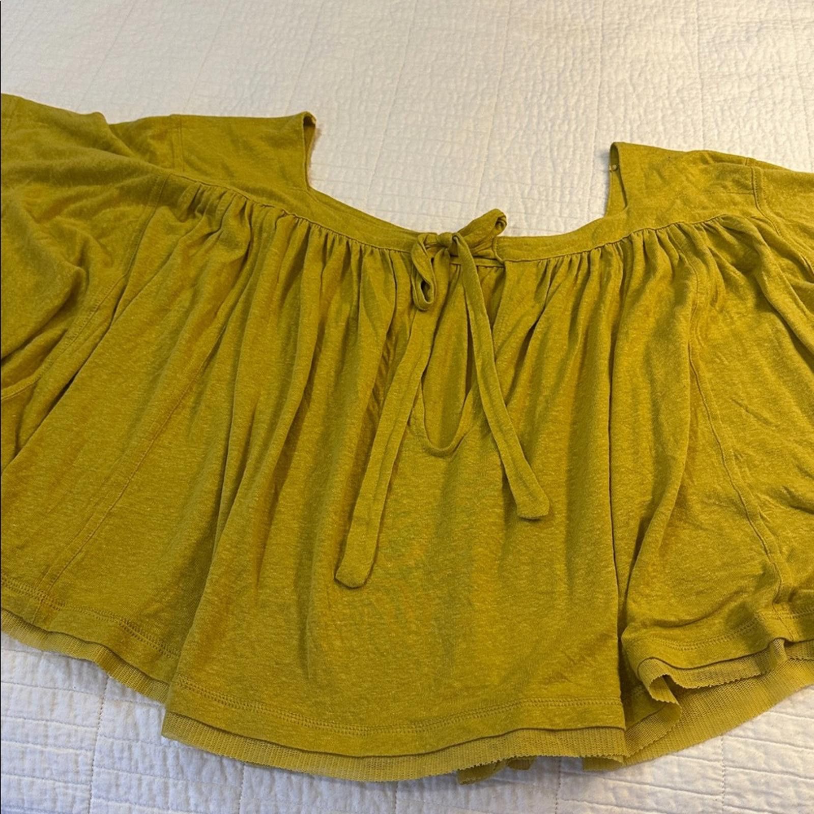 Free People NWOT Free People Sunsetter T Golden Yellow Women Top Medium Size M / US 6-8 / IT 42-44 - 5 Thumbnail