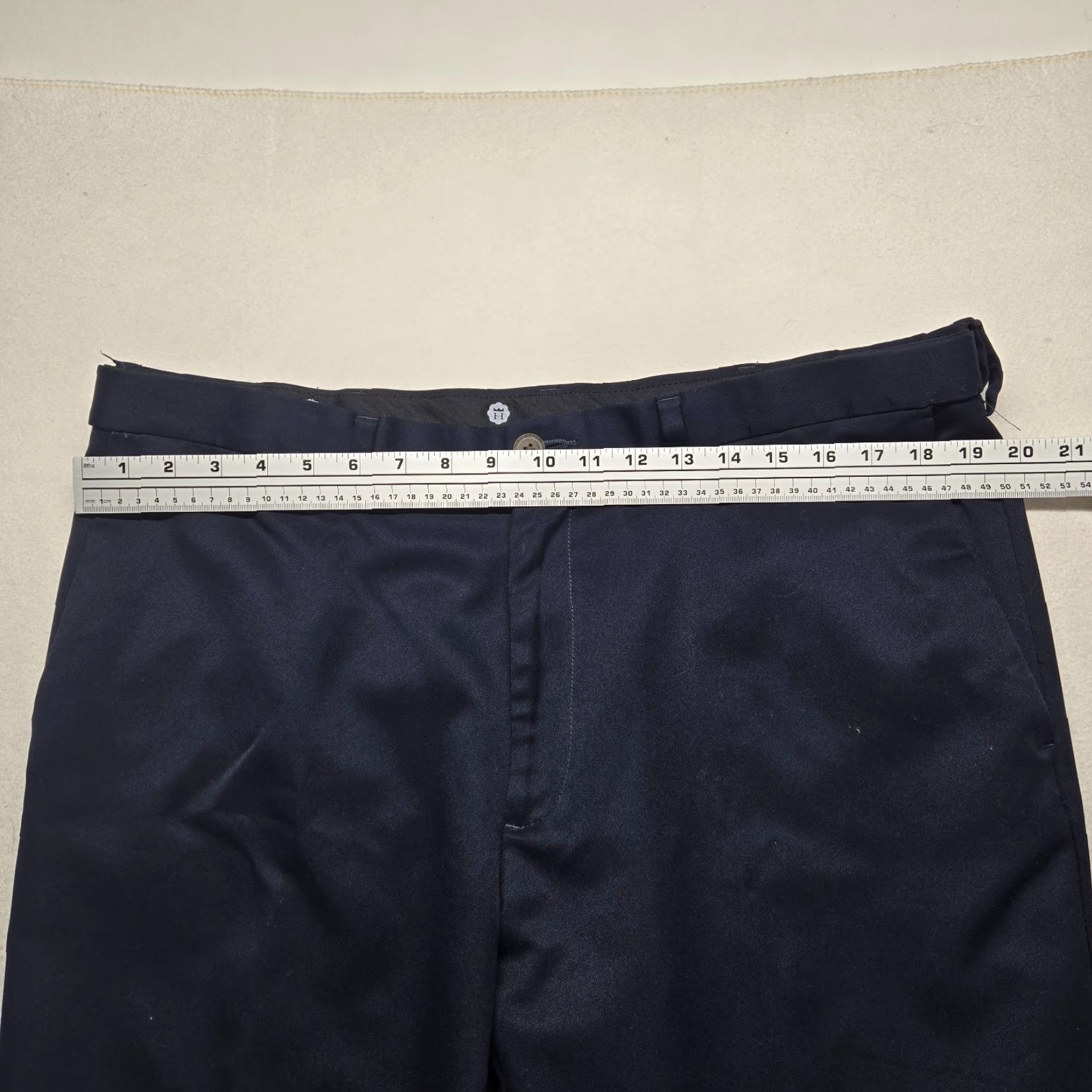 Haggar Haggar Black Dress Pants Men 38x30 Straight Front Flat Front Stretch Comfort Wrinkle Resistant Size US 38 / EU 54 - 5 Thumbnail