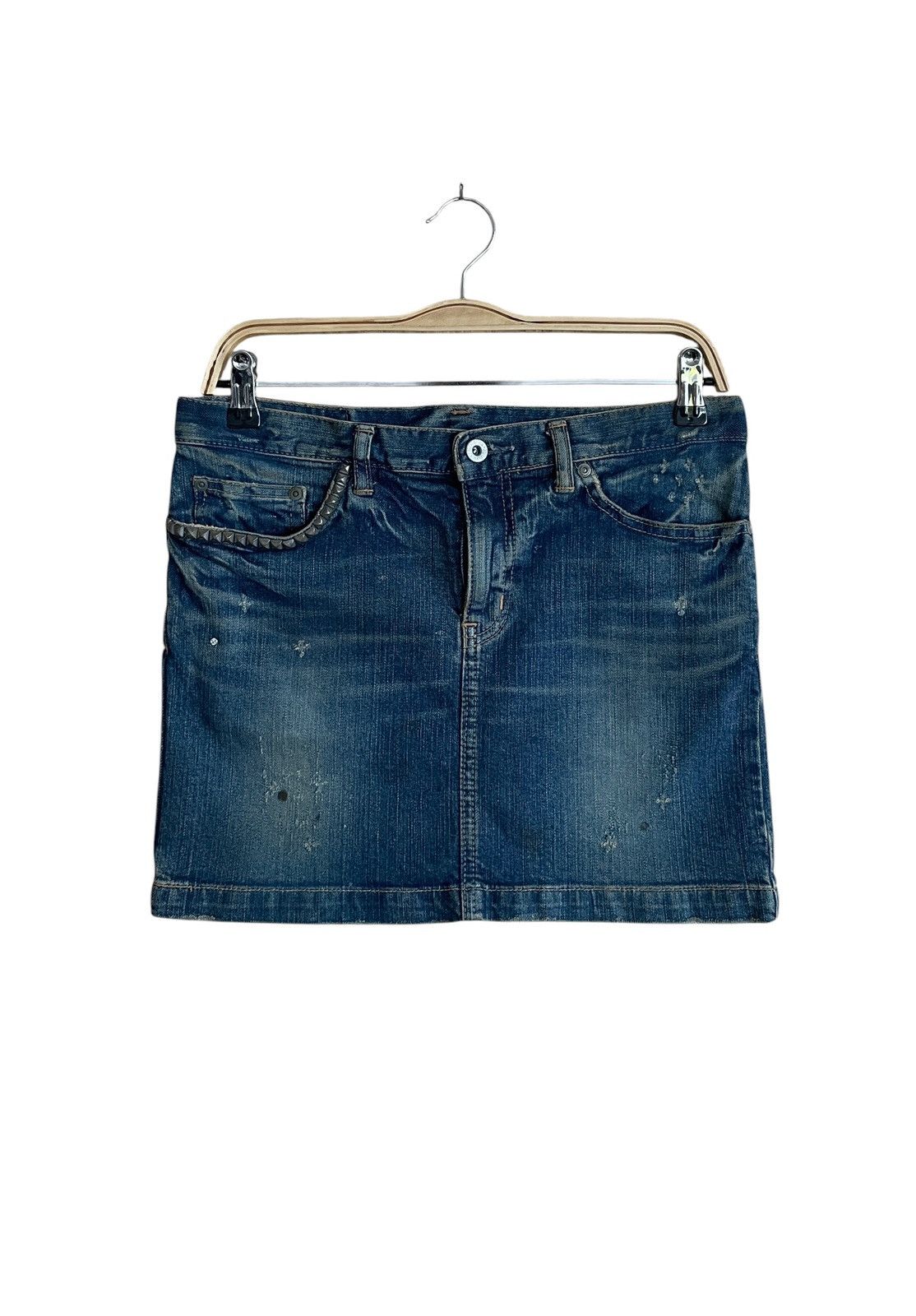 Levi's Vintage Japanese Brand Hysteric Glamour Skirt Jeans 1990s Size 30" / US 8 / IT 44 - 1 Thumbnail