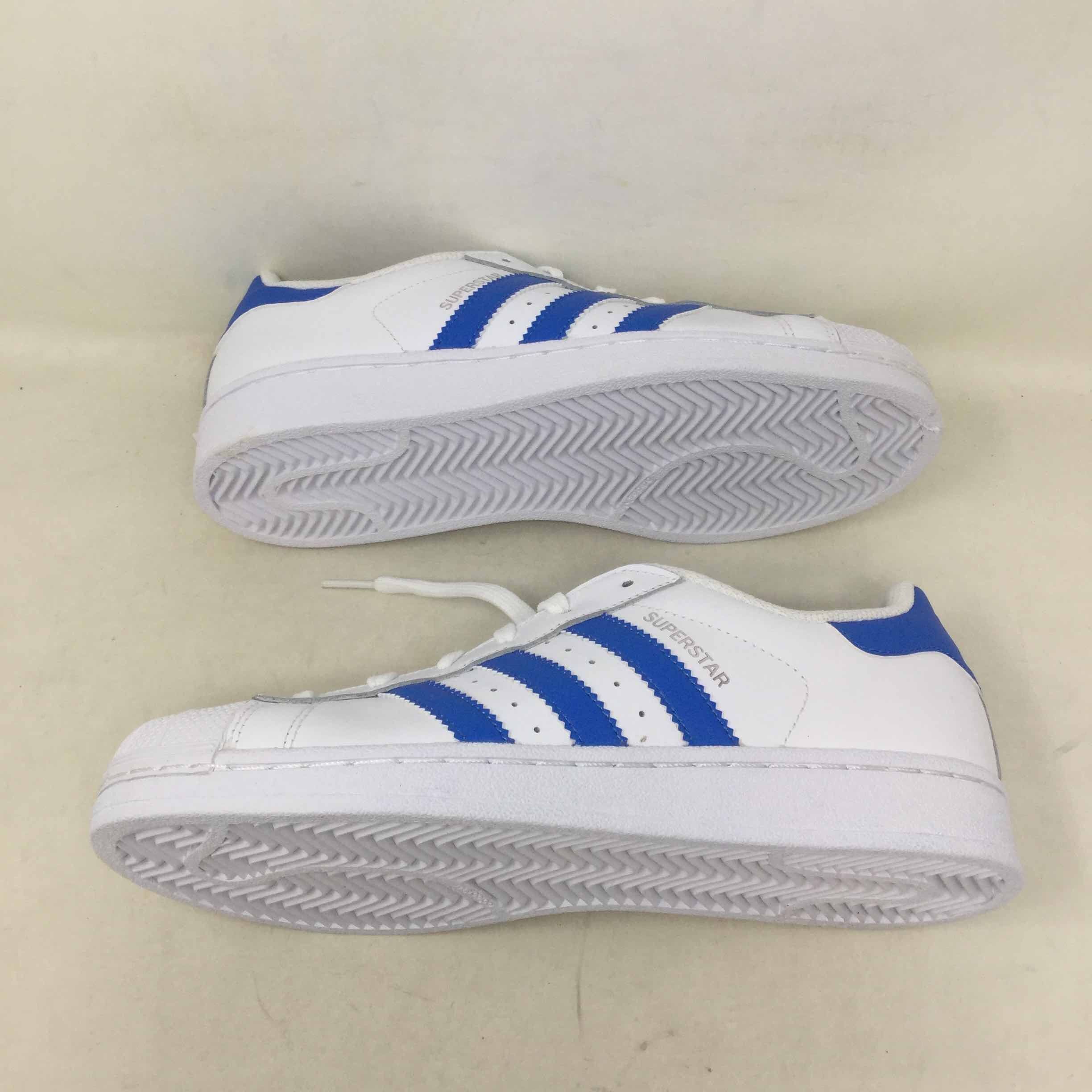 Adidas Superstar White Ray Blue Grailed