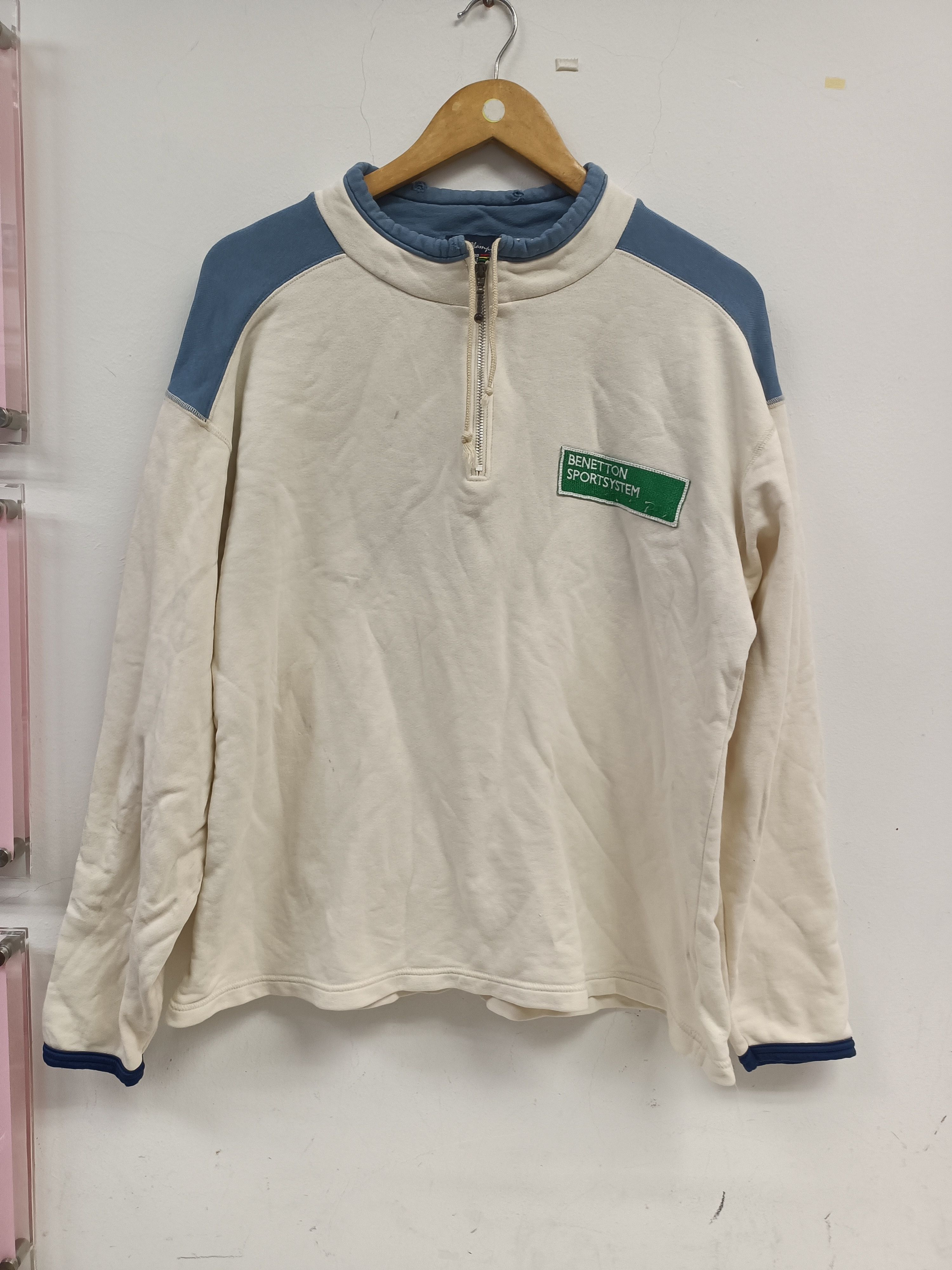 Benetton distressed sweatshirt benetton formula 1 racing team Size US M / EU 48-50 / 2 - 5 Thumbnail