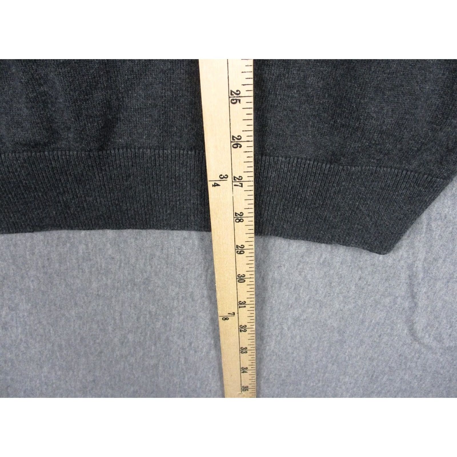 Lacoste Lacoste Mens Vest 3XL Gray Sleeveless V-Neck Cotton Knit Pullover Croc Big & Tall Size US XXL / EU 58 / 5 - 6 Thumbnail