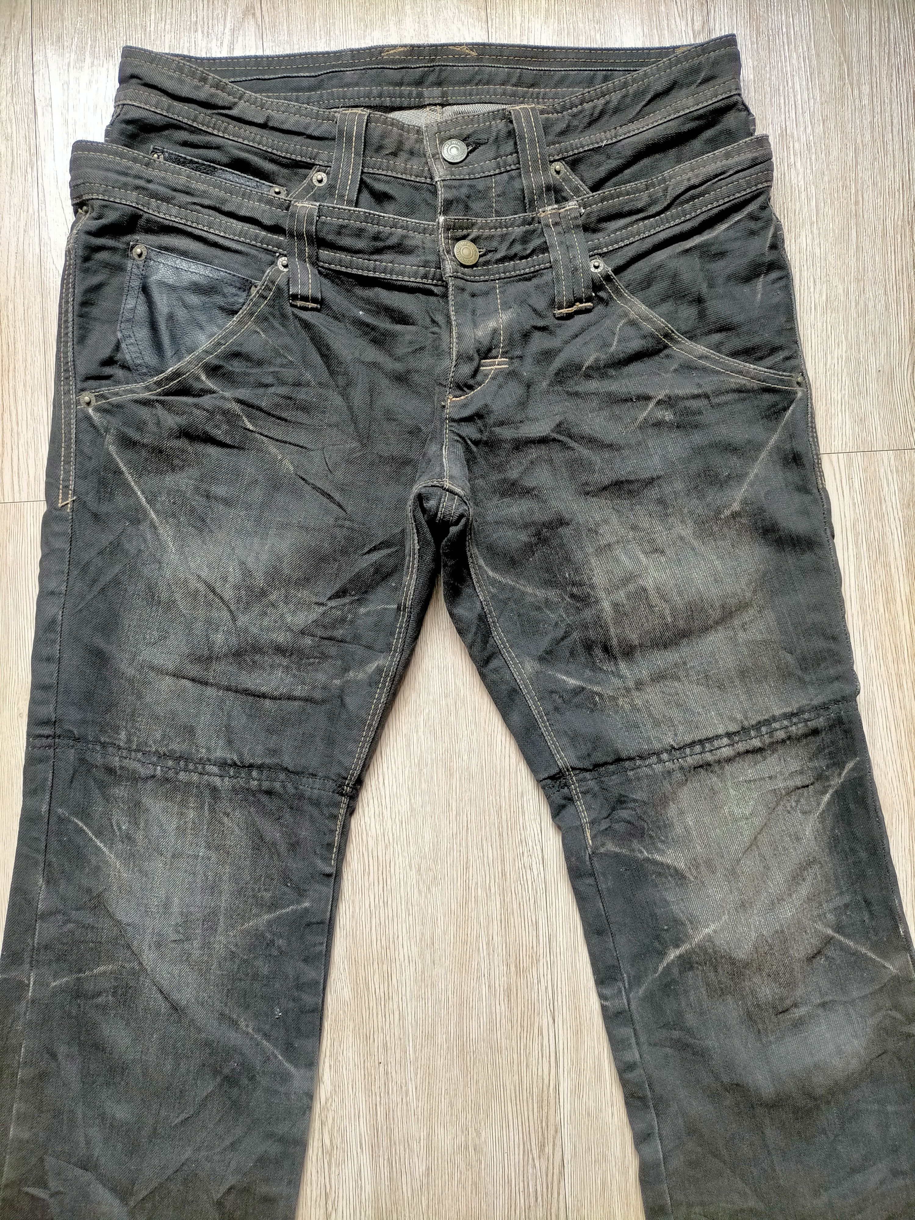 PPFM PPFM Double Waist Japan Black Jeans Size US 32 / EU 48 - 3 Thumbnail