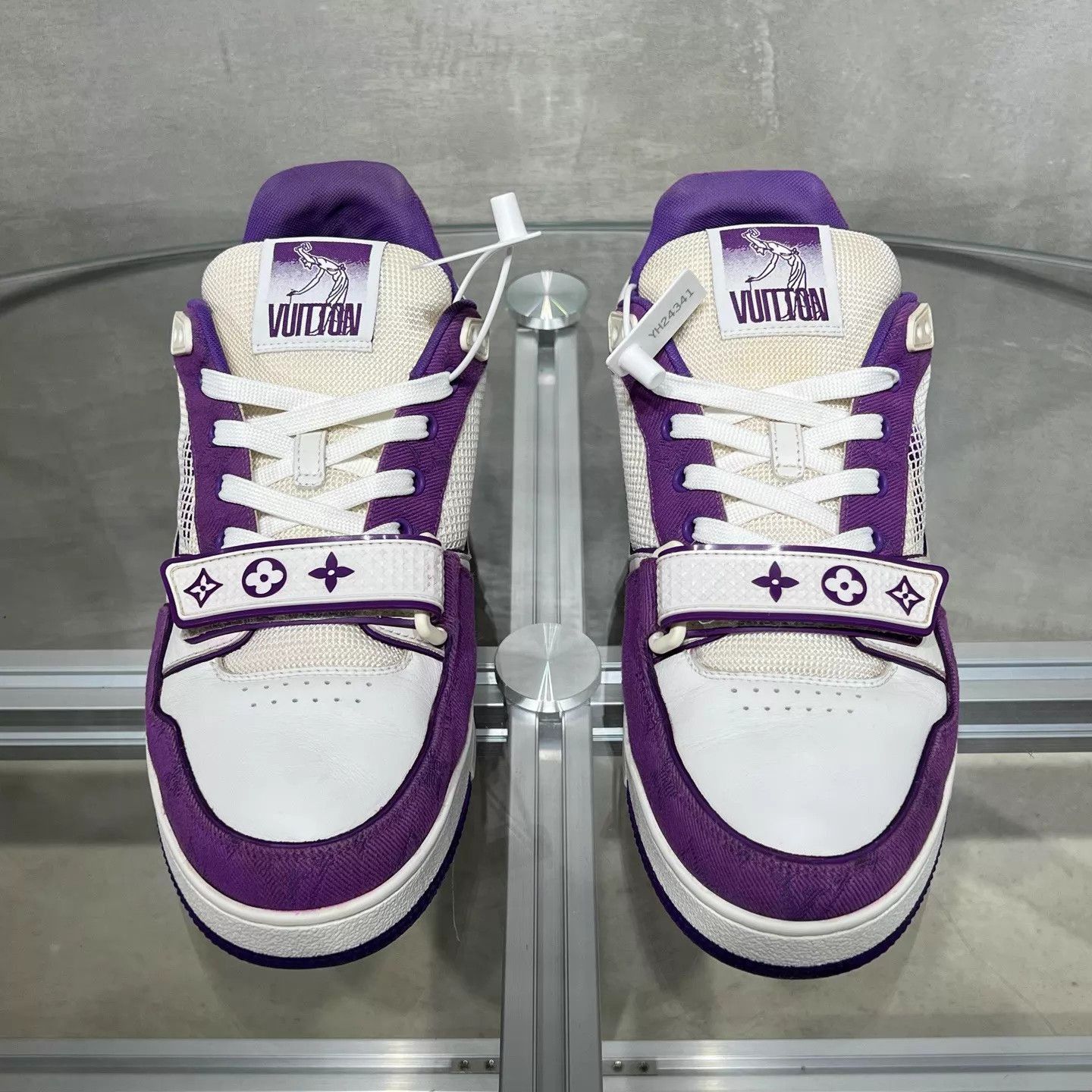 Louis Vuitton Purple High-Top Sneakers Size 9.5 Size US 9.5 / EU 42-43 - 1 Thumbnail