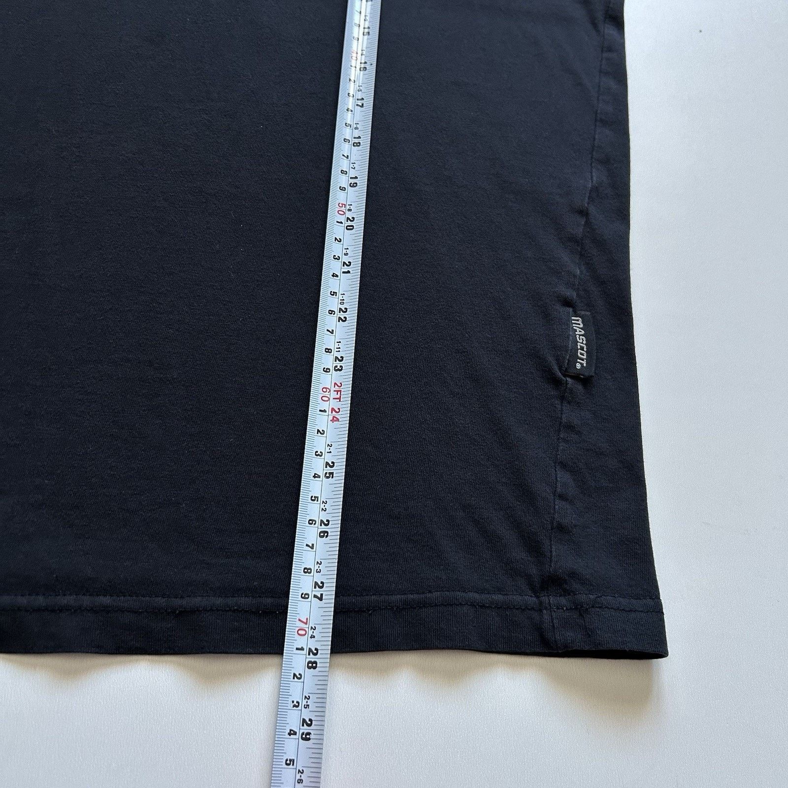 Vintage Vintage Sun Faded Black Blank T-Shirt Large Y2K Cotton Rare Size US L / EU 52-54 / 3 - 5 Thumbnail