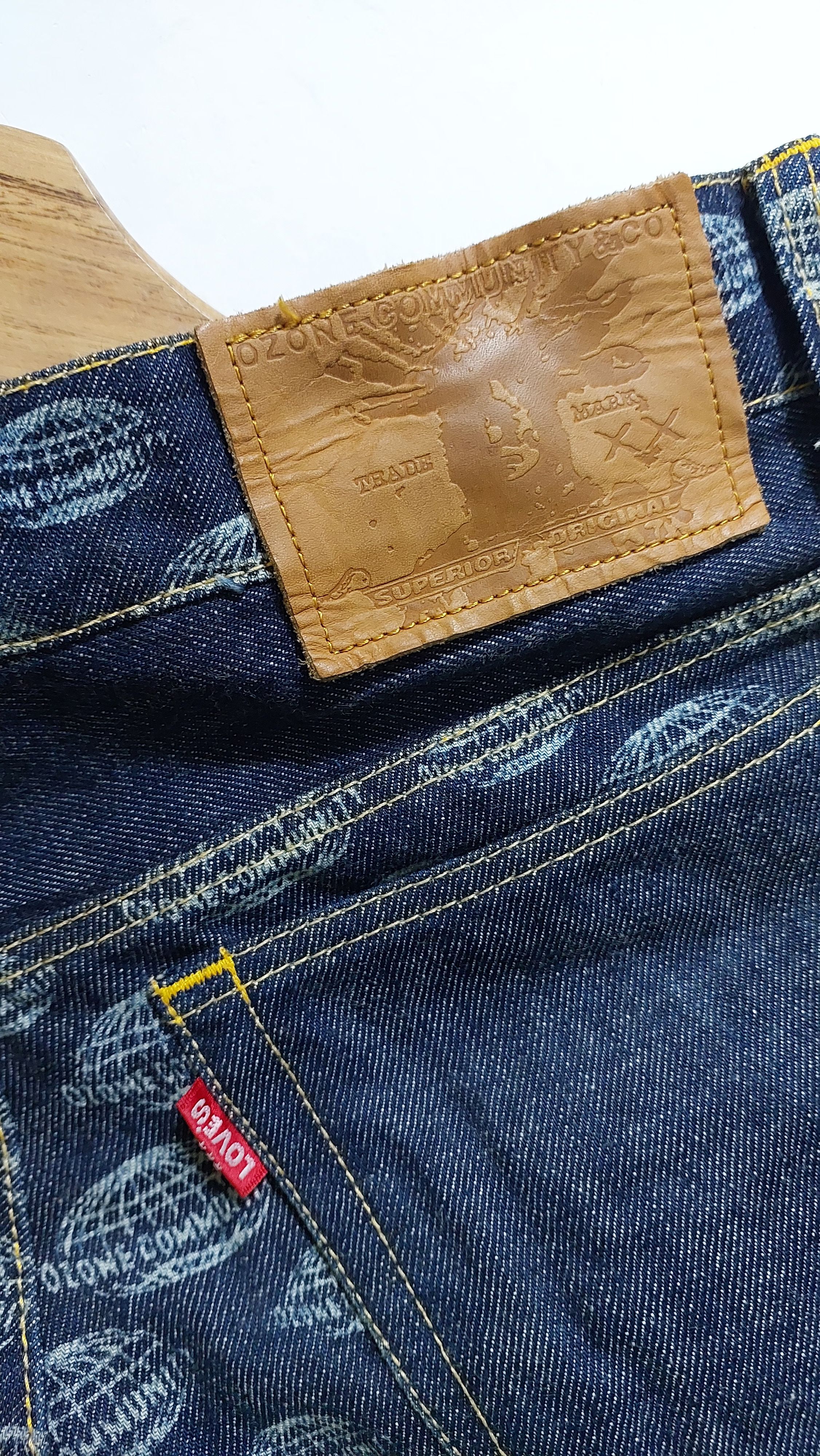 Japanese Brand OZONE COMMUNITY JAPAN JEANS PANT Size US 28 / EU 44 - 4 Thumbnail
