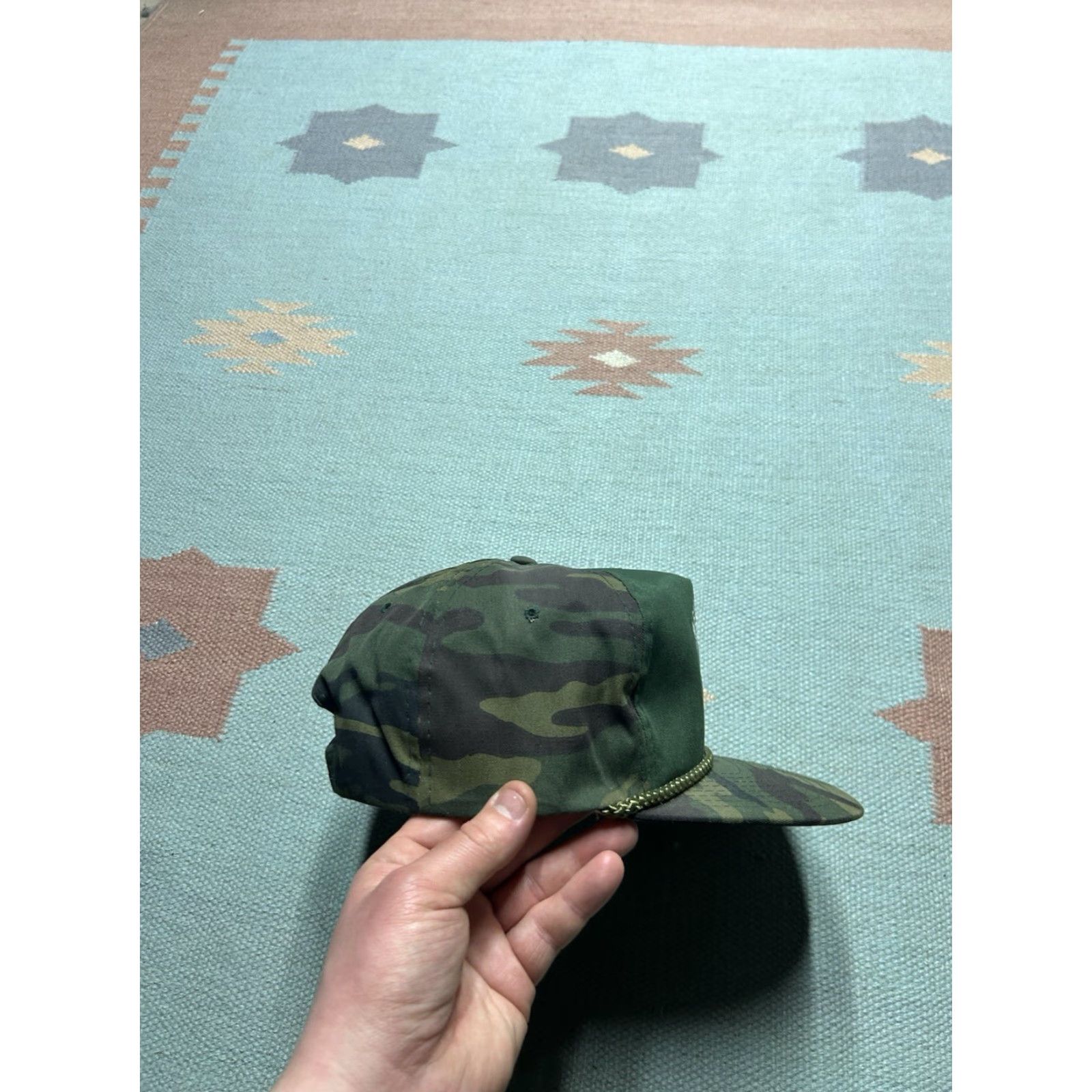 Vintage VINTAGE SnapBack hat camo cap Meauwataka militia Michigan woodland adjustable Size ONE SIZE - 8 Thumbnail