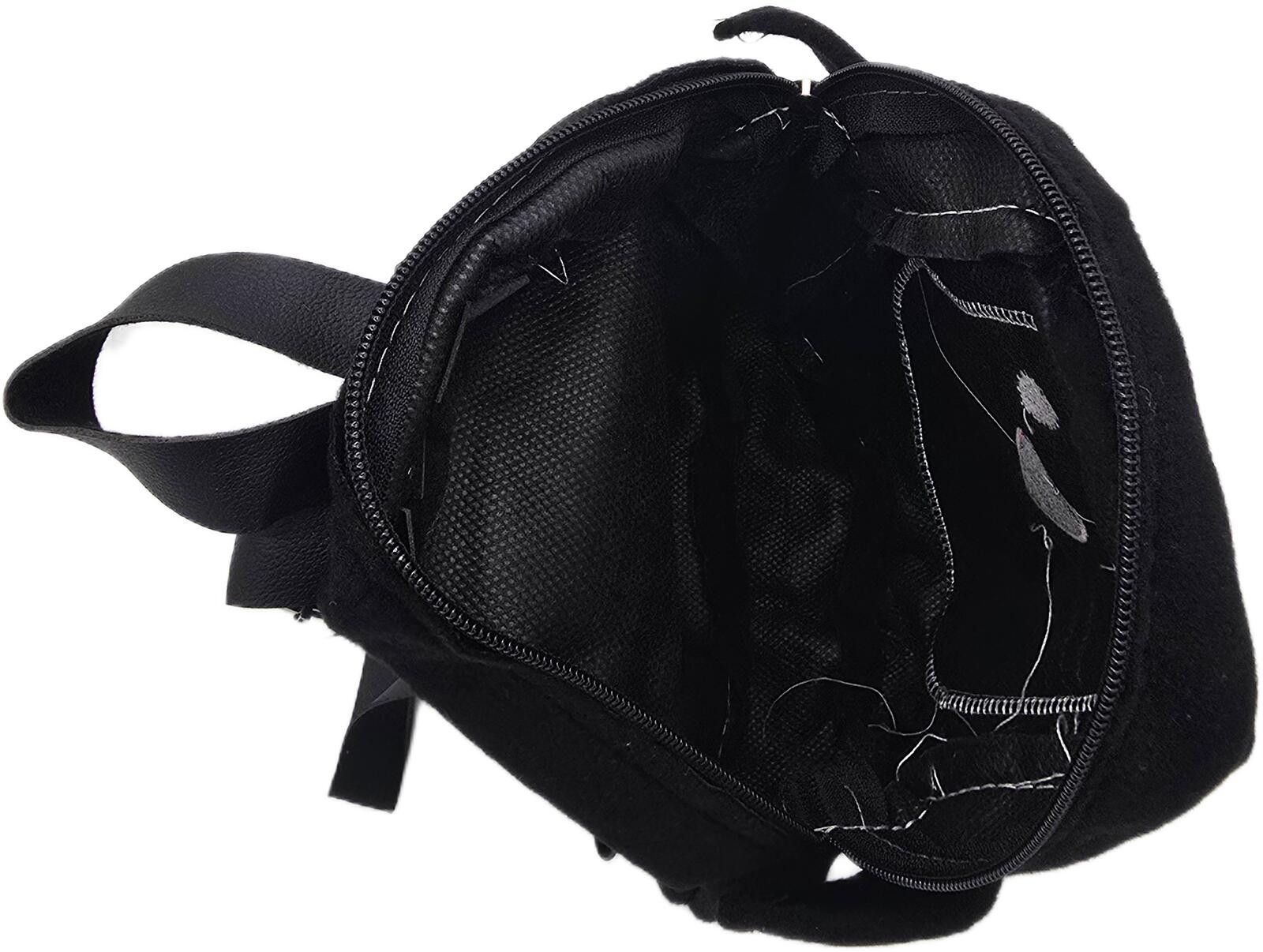 Unknown London Cute Penguin Design Black Backpack with Adjustable Straps Size ONE SIZE - 4 Thumbnail