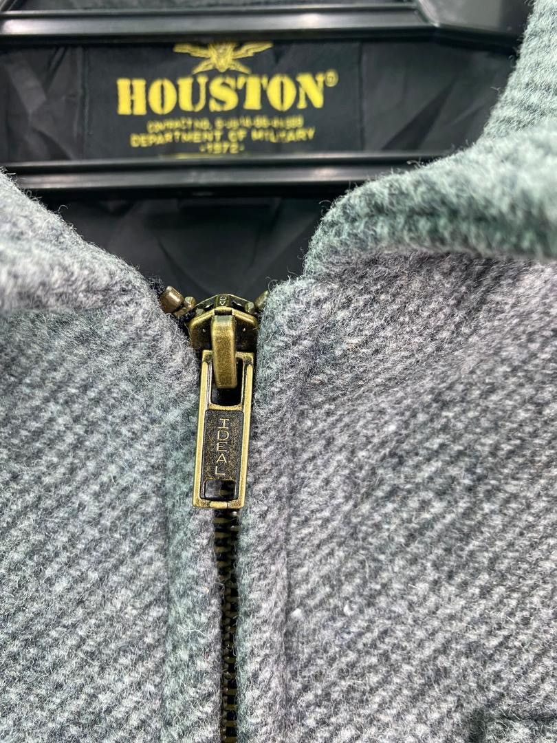Japanese Brand HOUSTON chainstitch embroidered logo airbone squad jacket Size US M / EU 48-50 / 2 - 7 Thumbnail