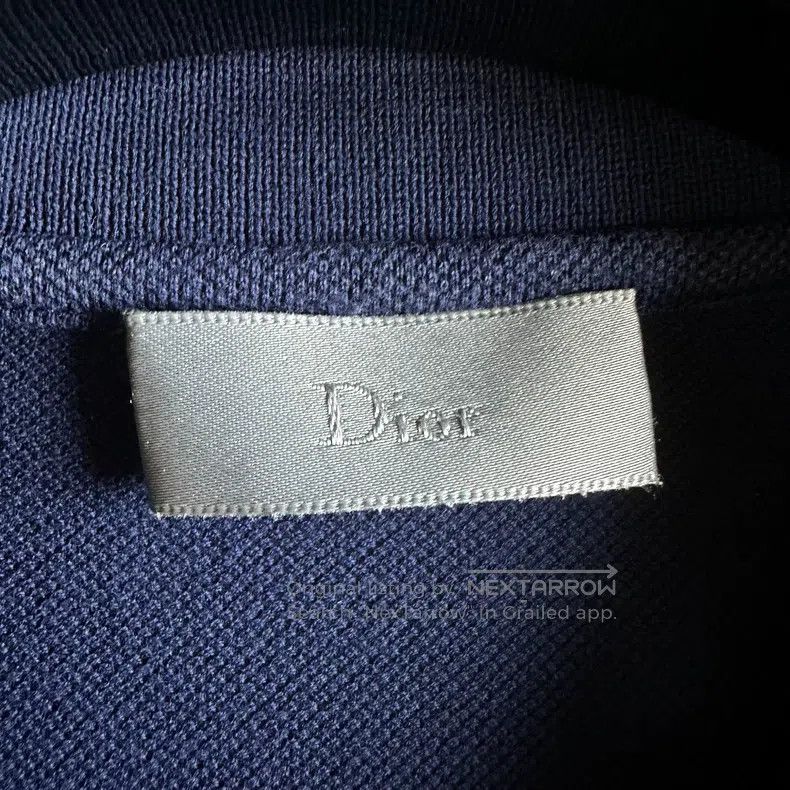 Dior Dior Little bee embroidery on the chest polo shirt Size US XL / EU 56 / 4 - 3 Thumbnail