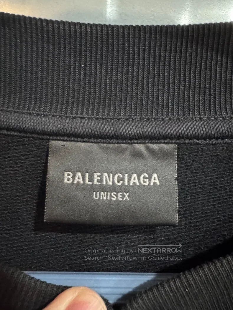 Balenciaga Balenciaga Solid color letter logo printed long-sleeve loo Size US S / EU 44-46 / 1 - 3 Thumbnail