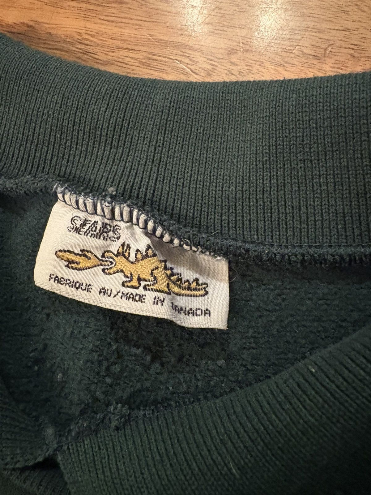 Sears × Vintage Vintage 80s Nature Collared Sweater Sears Size US M / EU 48-50 / 2 - 3 Thumbnail