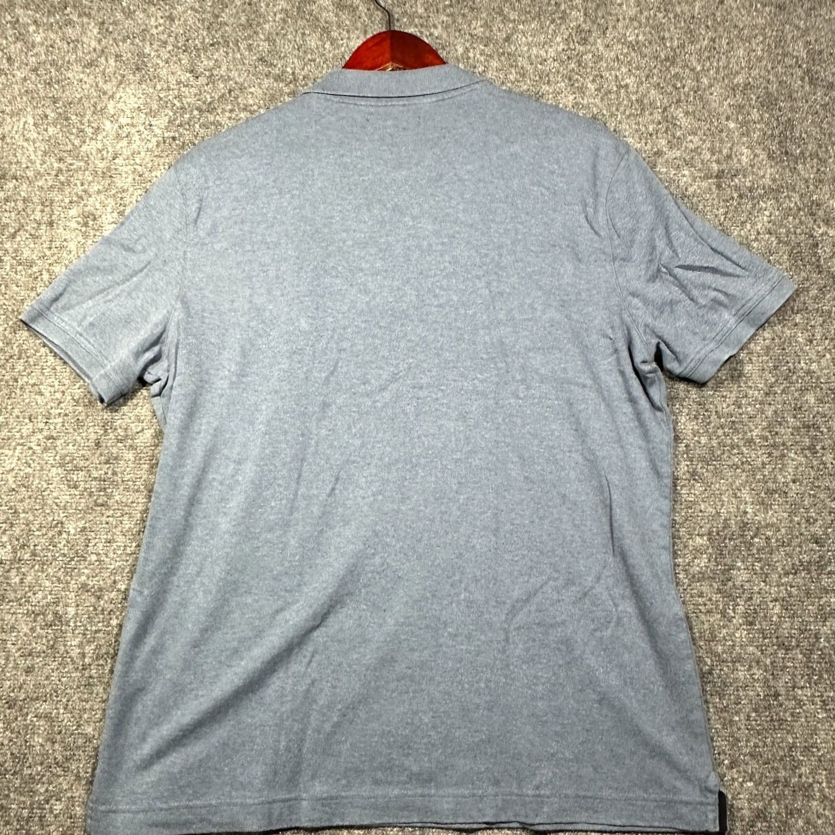 Banana Republic Banana Republic Polo Shirt Mens Large Luxury Touch Blue Cotton Short Sleeve Polo Size US L / EU 52-54 / 3 - 6 Thumbnail