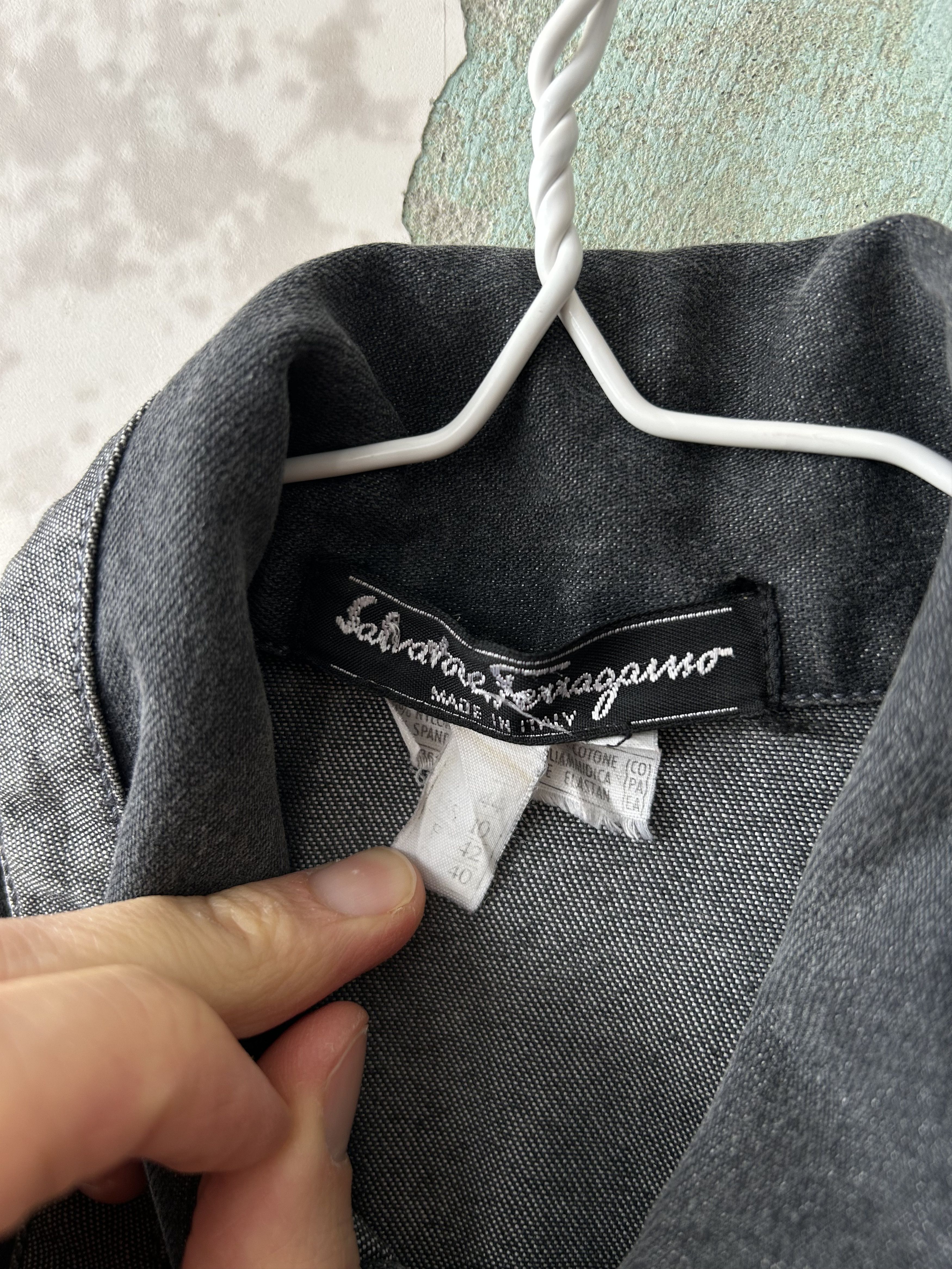 Salvatore Ferragamo Salvatore Ferragamo Designer jeans Jacket Made In Italy Size M / US 6-8 / IT 42-44 - 5 Thumbnail