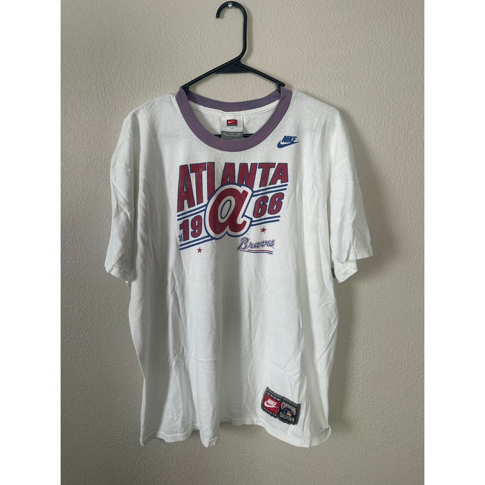 MLB × Nike × Vintage Vintage 2004 Nike Atlanta Braves T-Shirt - XL Size US XL / EU 56 / 4 - 1 Thumbnail