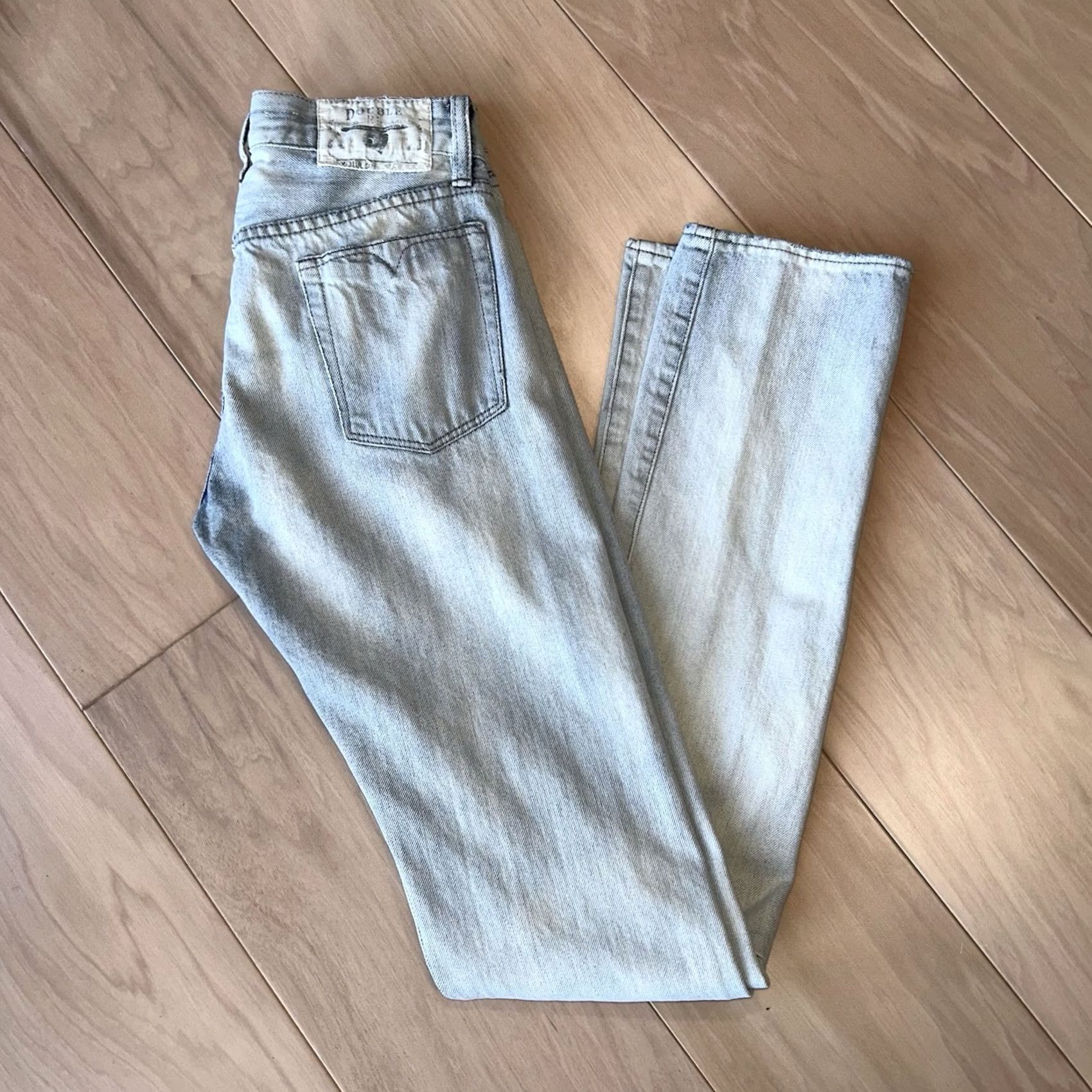 Denime RRL Selvedge Light Wash Womens Skinny Fit Jeans - Vintage Size 26" / US 2 / IT 38 - 2 Thumbnail