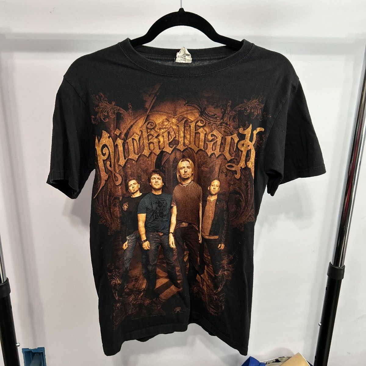Anvil Anvil Nickelback 2010 Allover Graphic Tshirt Sz S -“Lynwood" Size US S / EU 44-46 / 1 - 2 Thumbnail