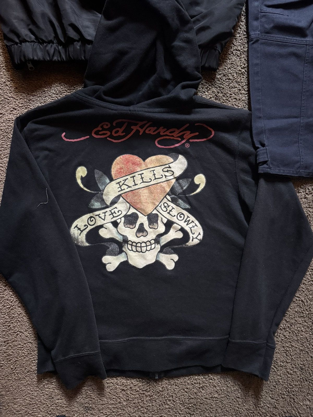 Ed Hardy Love Kills Slowly Hoodie | Grailed