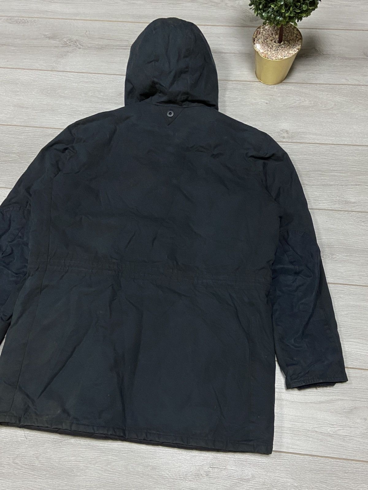 Barbour Barbour Oakum Wax Jacket Navy Waxed Cotton England Style Size US XL / EU 56 / 4 - 16 Thumbnail