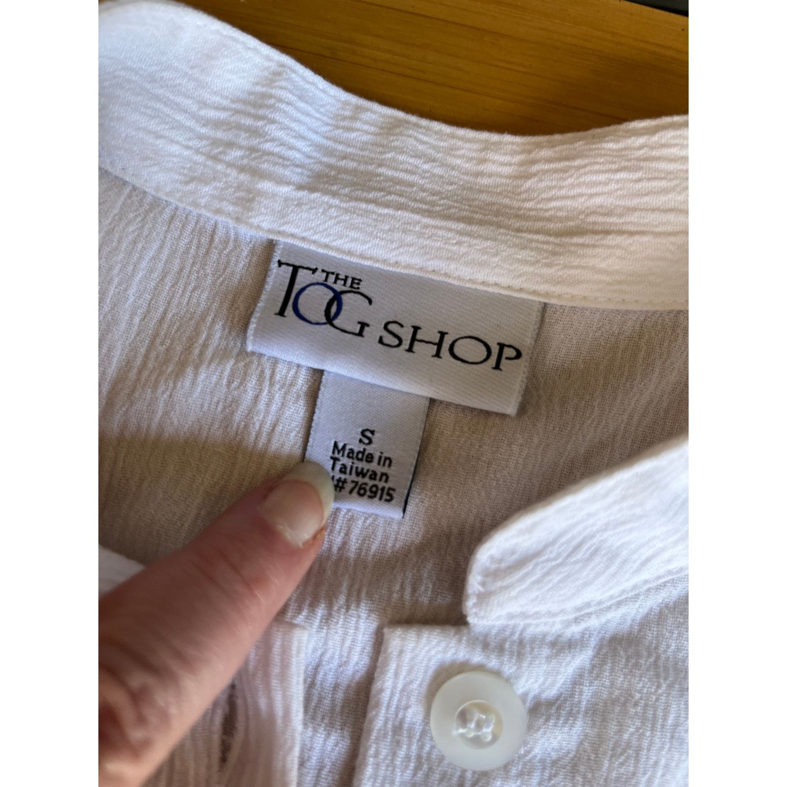 Other × Vintage The Tog Shop Y2K Vintage White Linen Mandarin Dress Small Size S / US 4 / IT 40 - 8 Thumbnail