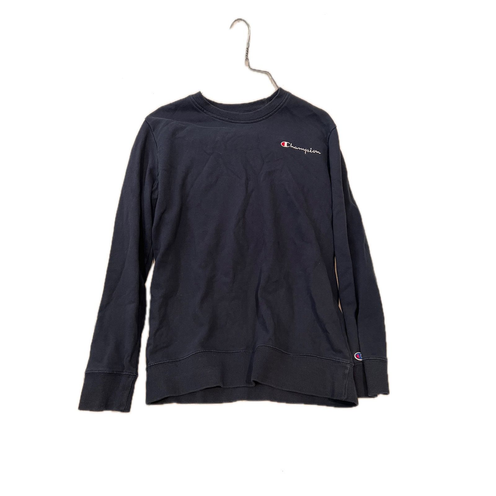 Champion Champion Navy Blue Crew Sweatshirt Mens S Size US S / EU 44-46 / 1 - 1 Thumbnail