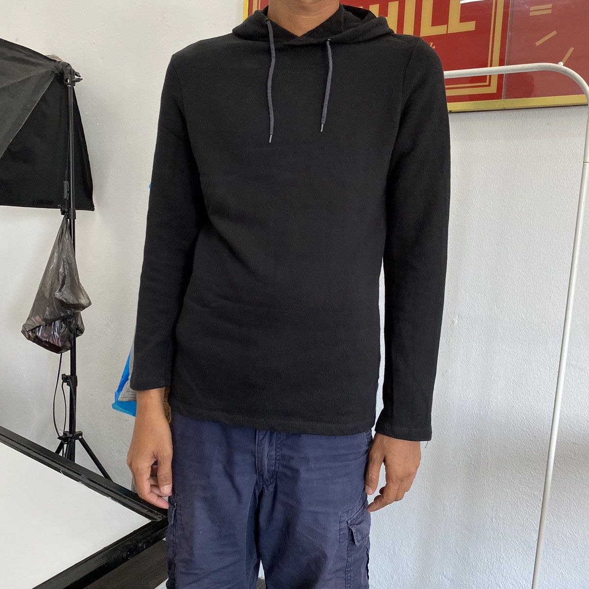 Helmut Lang Helmut Lang Plain Hoodie Distressed Size US S / EU 44-46 / 1 - 13 Thumbnail