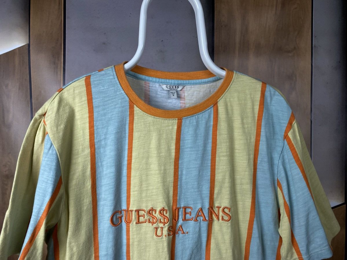 A$AP Rocky × Guess 💸T-Shirt Guess Originals Asap Rocky Striped Tee💸 Size US S / EU 44-46 / 1 - 4 Thumbnail