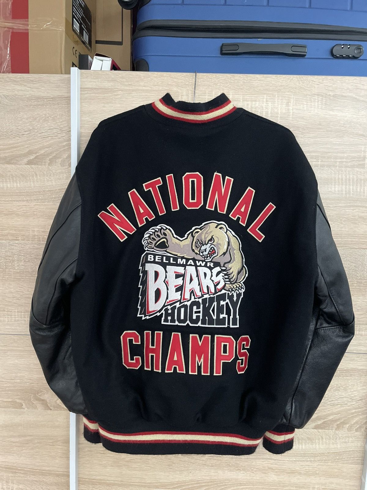 Delong Vintage DeLONG Varsity Jacket — Bellmawr Bears Hockey 2003 Size US XXL / EU 58 / 5 - 5 Thumbnail